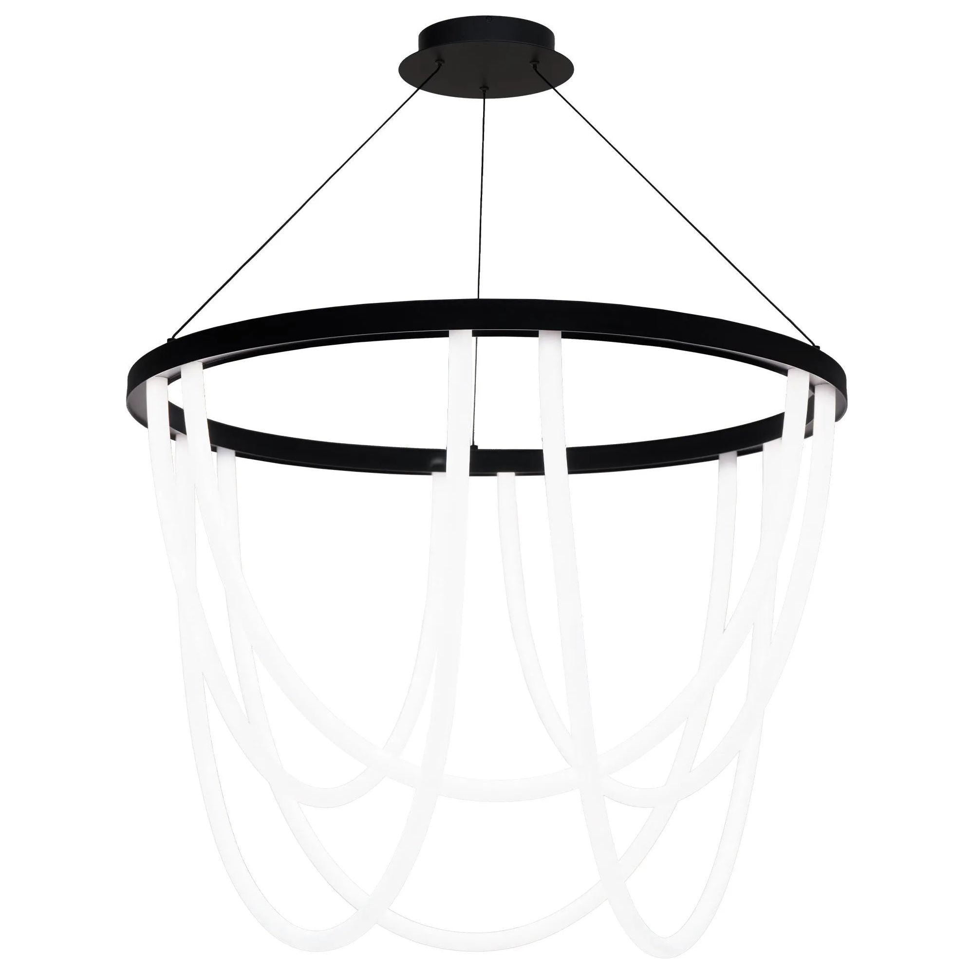 WAC Lighting - Margarite LED Chandelier - PD-89436-BK | Montreal Lighting & Hardware