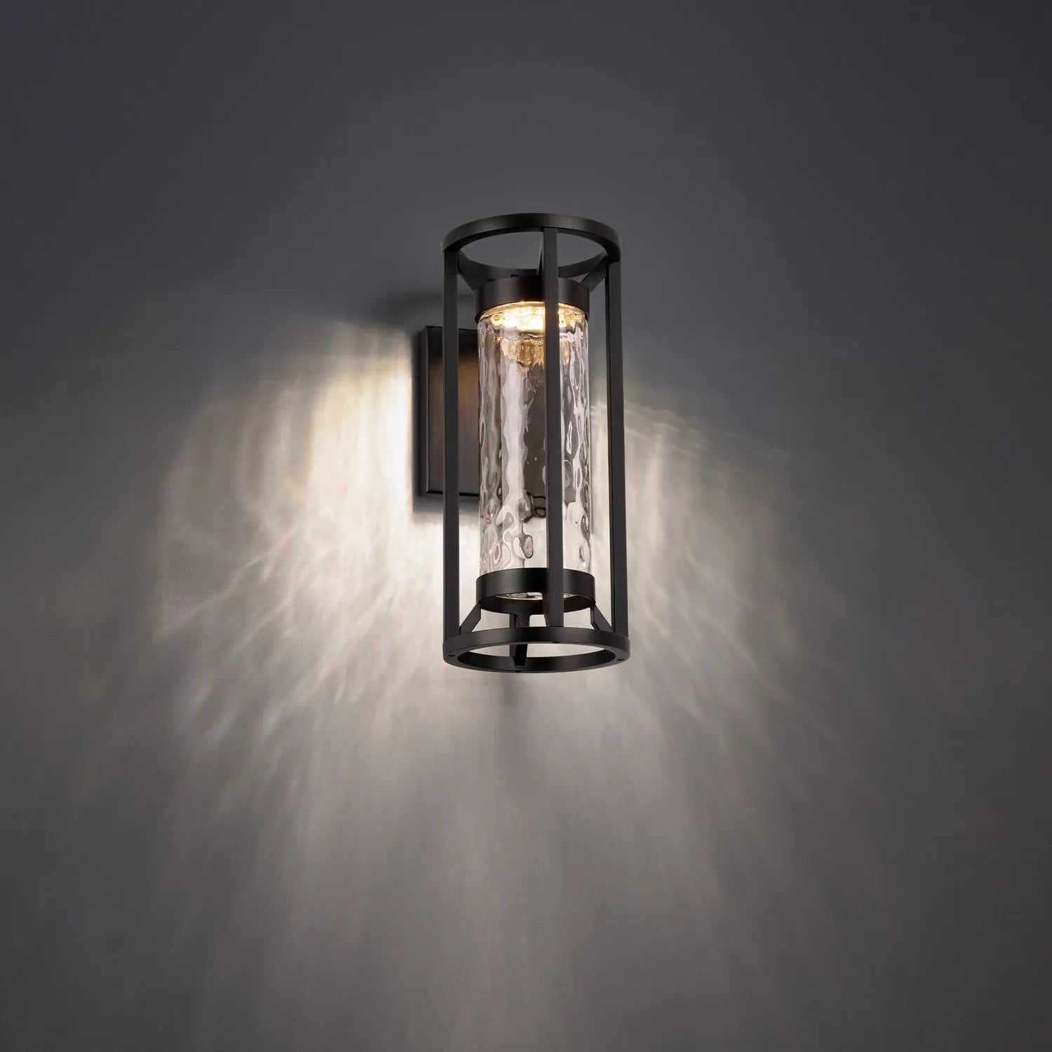 WAC Lighting - Roslyn LED Outdoor Wall Sconce - WS-W49314-BK | Montreal Lighting & Hardware