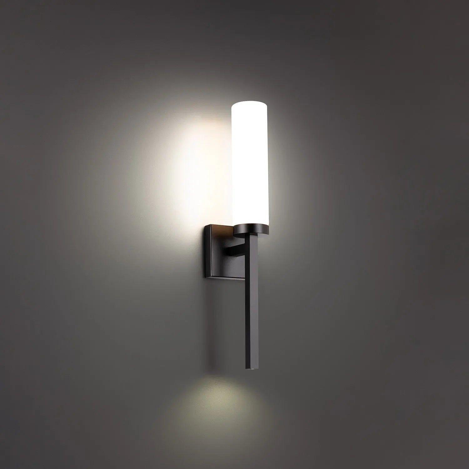 WAC Lighting - Saltaire LED Wall Sconce - WS-63322-BK | Montreal Lighting & Hardware