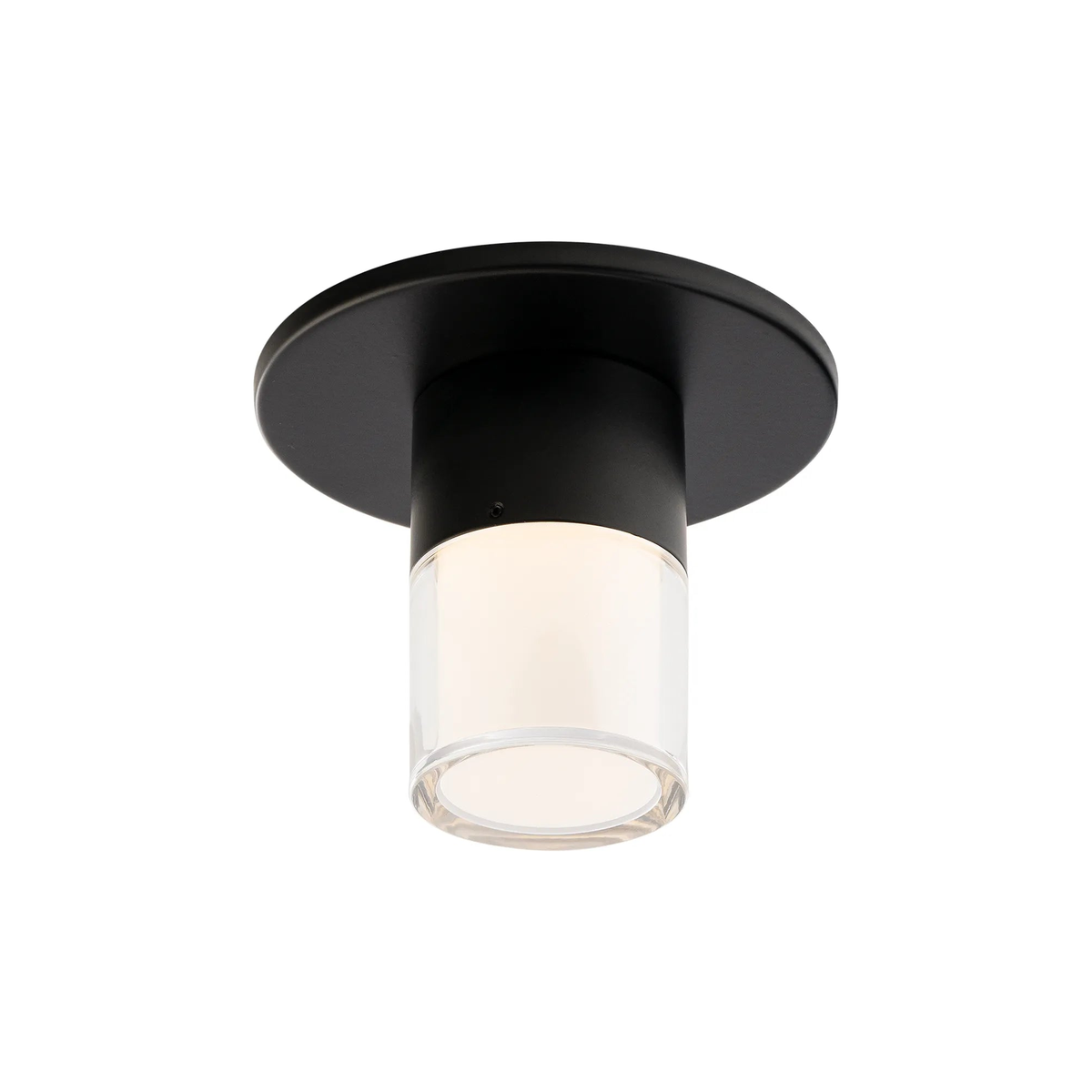 WAC Lighting - Twist-N-Lite LED Mini Flush Mount - FM-240103-CS-BK | Montreal Lighting & Hardware