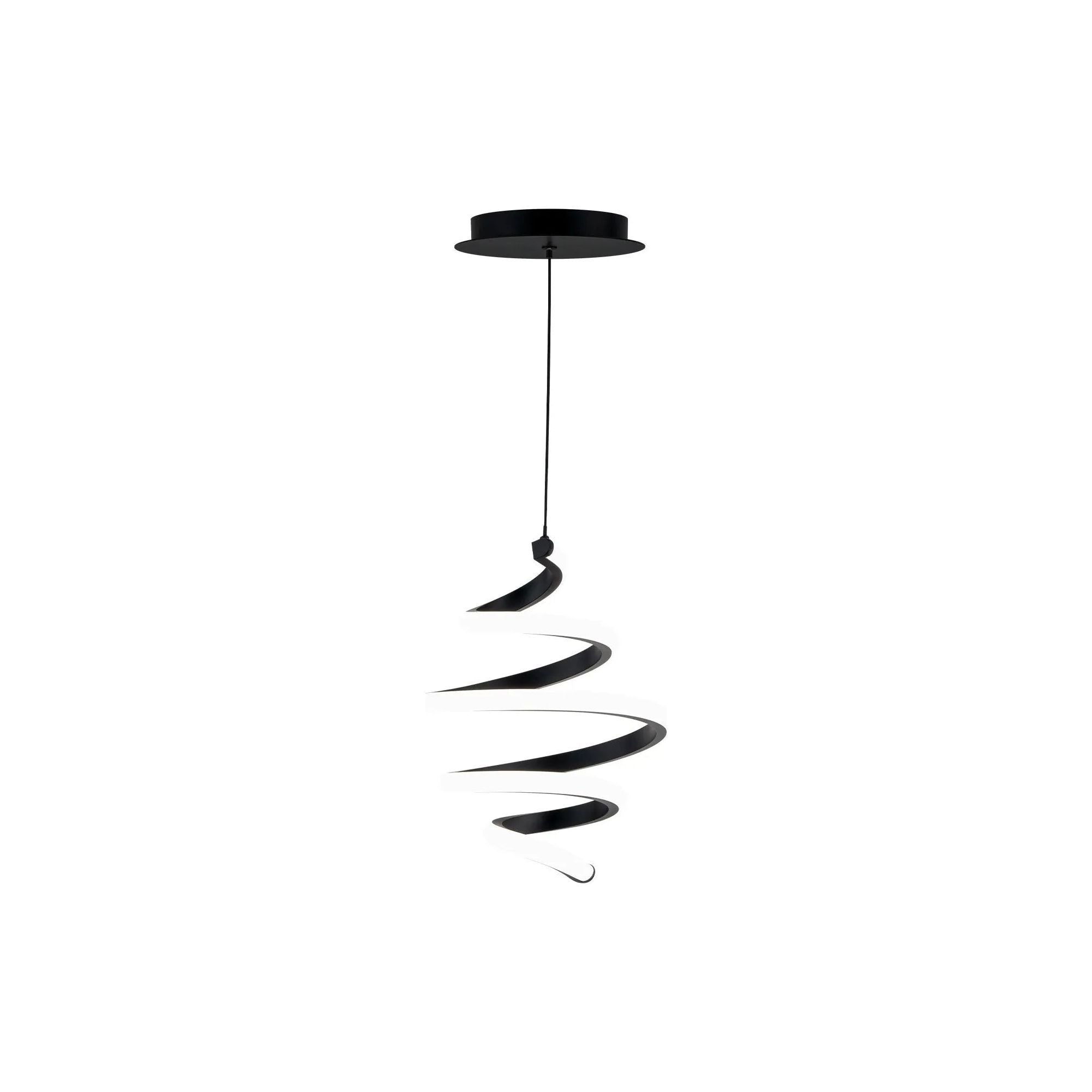 WAC Lighting - Whirl LED Mini Pendant - PD-19408-27-BK | Montreal Lighting & Hardware