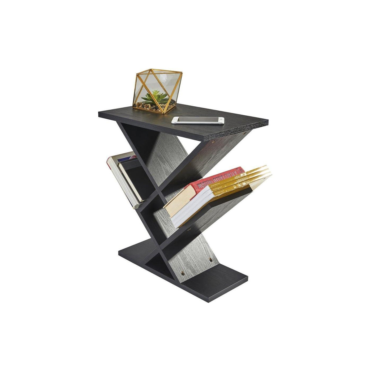 Table d'appoint en zigzag