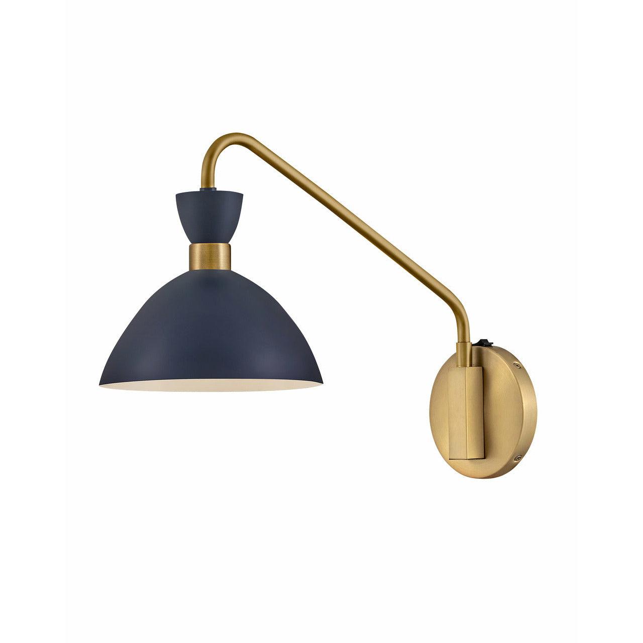Simone Aged Brass Floor Lamp | Bassett Furniture