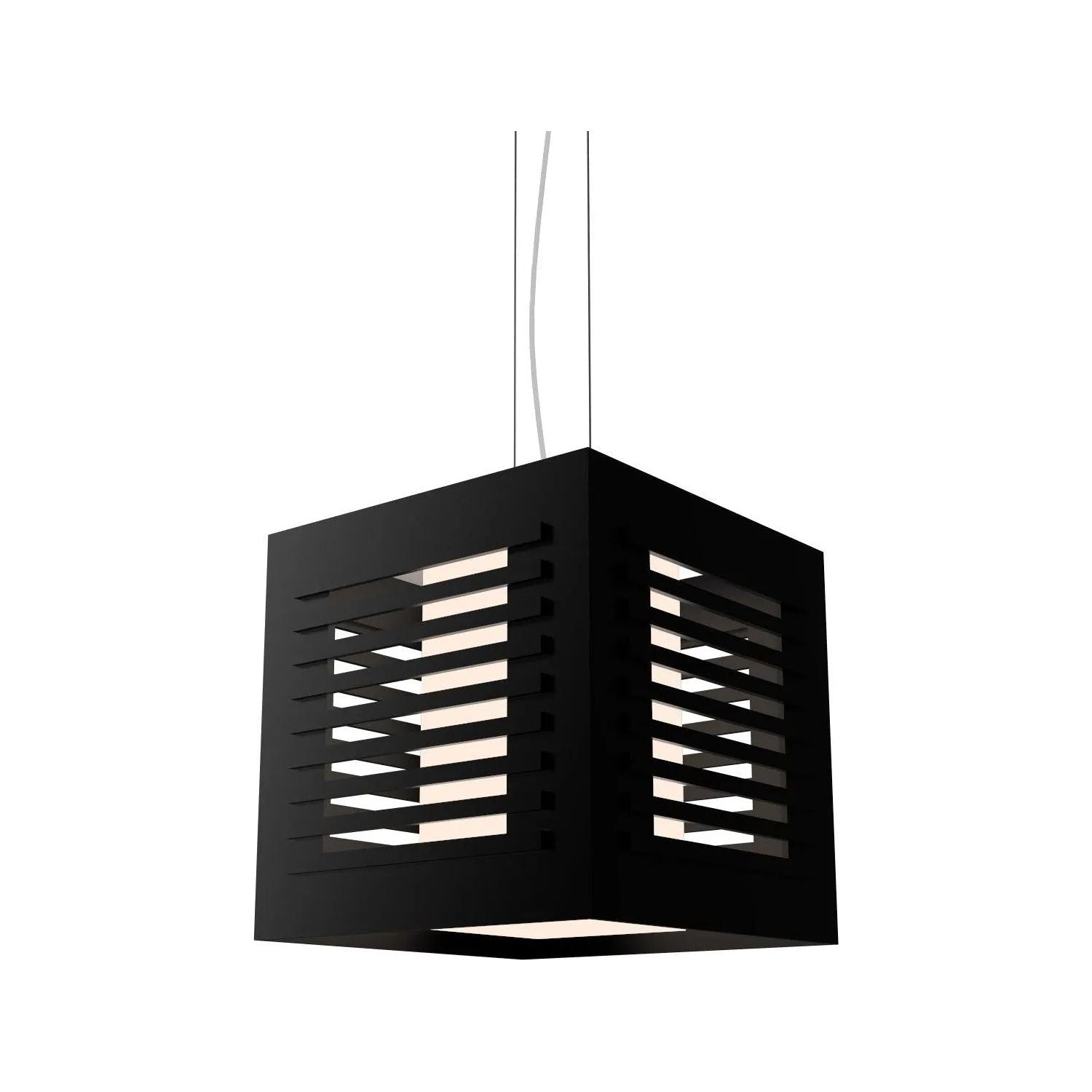 Accord Lighting - Slatted Accord Pendant 100 - 100.02 | Montreal Lighting & Hardware