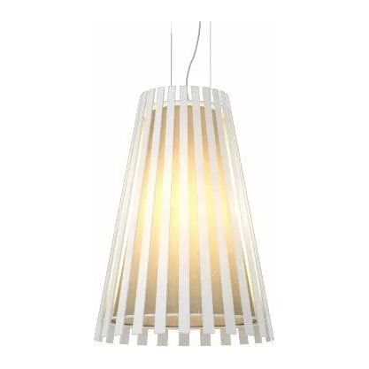 Accord Lighting - Slatted Accord Pendant 1021 - 1021.07 | Montreal Lighting & Hardware