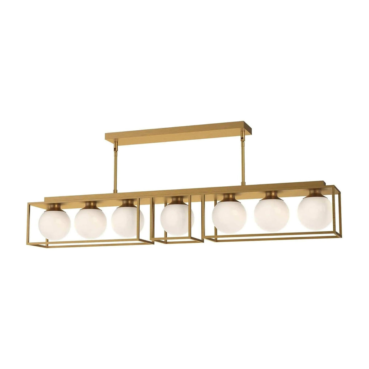 Alora Lighting - Amelia Linear Pendant - LP519748AGOP | Montreal Lighting & Hardware