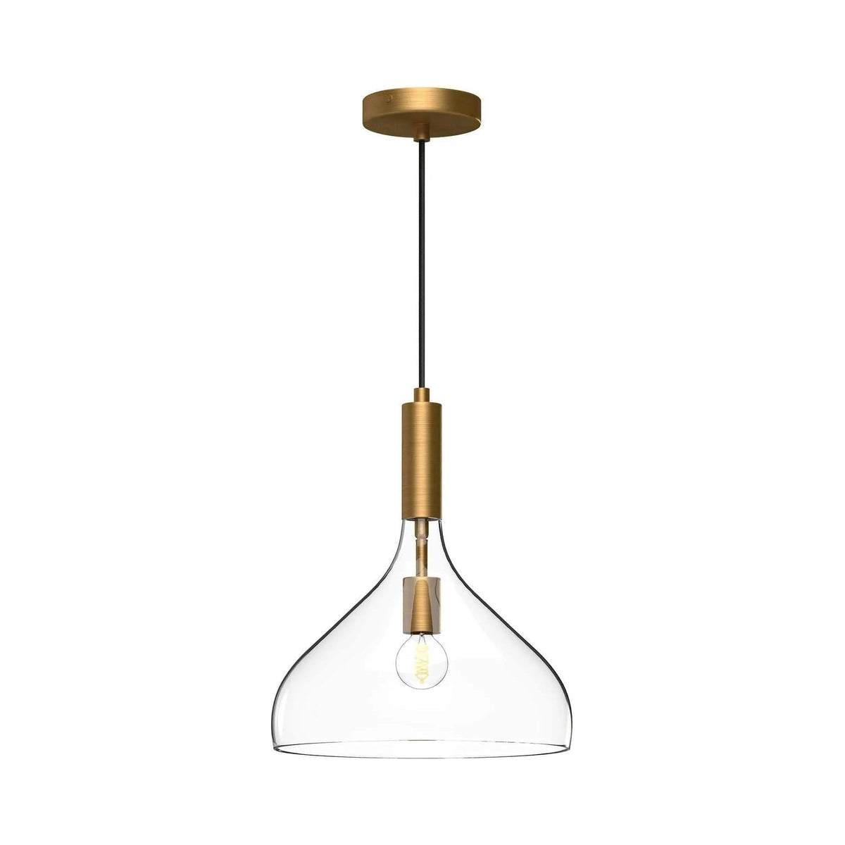 Alora Lighting - Belleview Pendant - PD532312AGCL | Montreal Lighting & Hardware