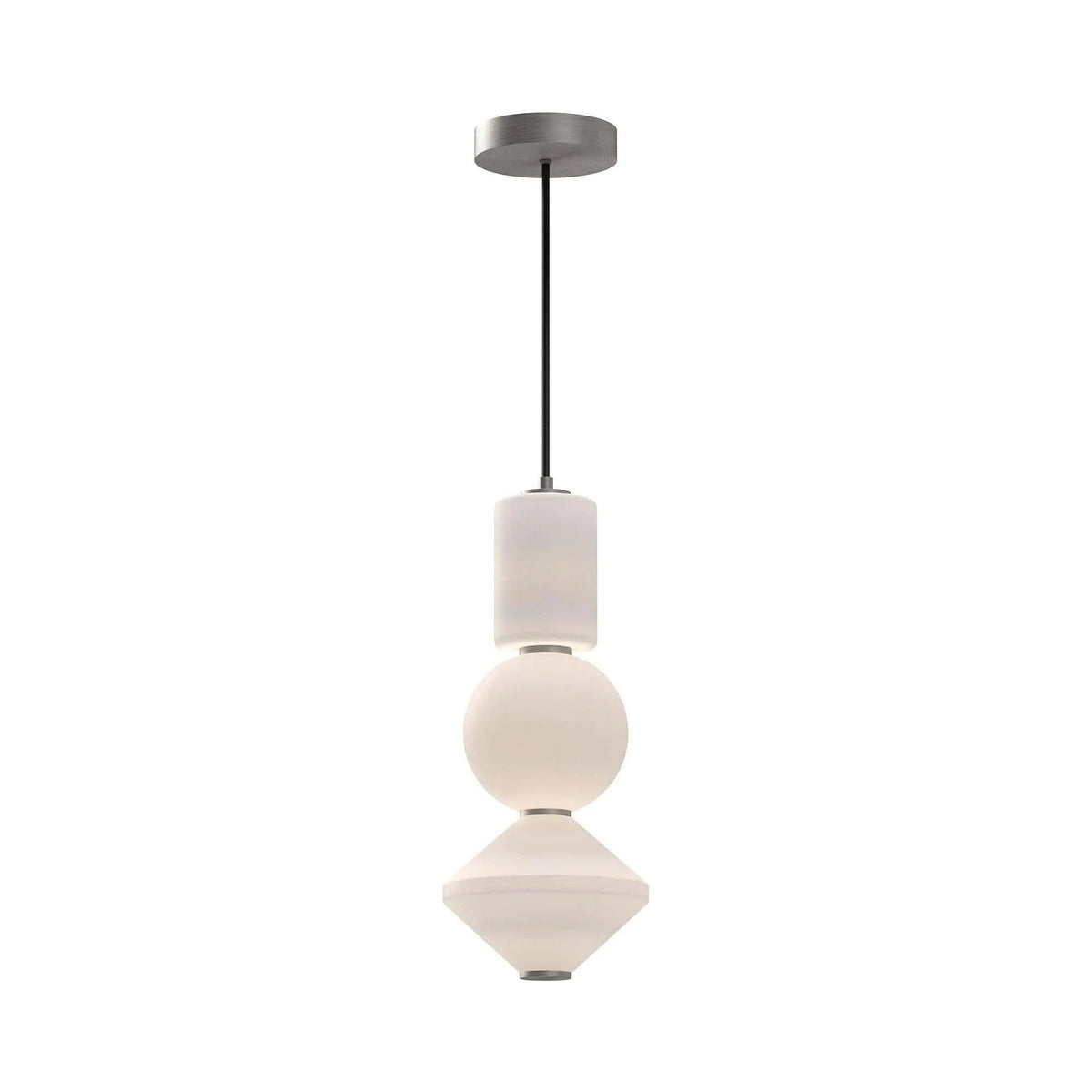 Alora Lighting - Bijou LED Geometric Pendant - PD530341BNOP | Montreal Lighting & Hardware