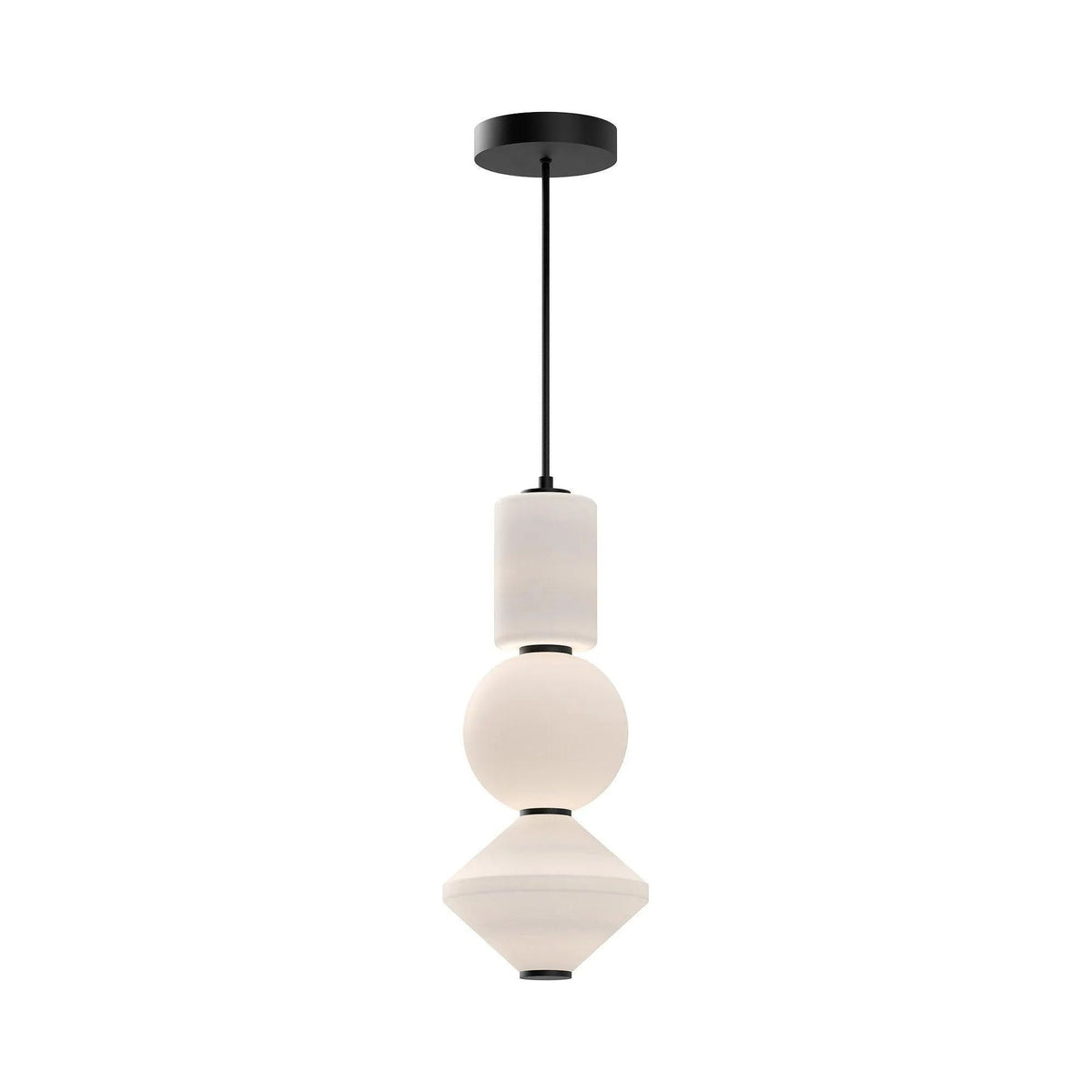 Alora Lighting - Bijou LED Geometric Pendant - PD530341MBOP | Montreal Lighting & Hardware