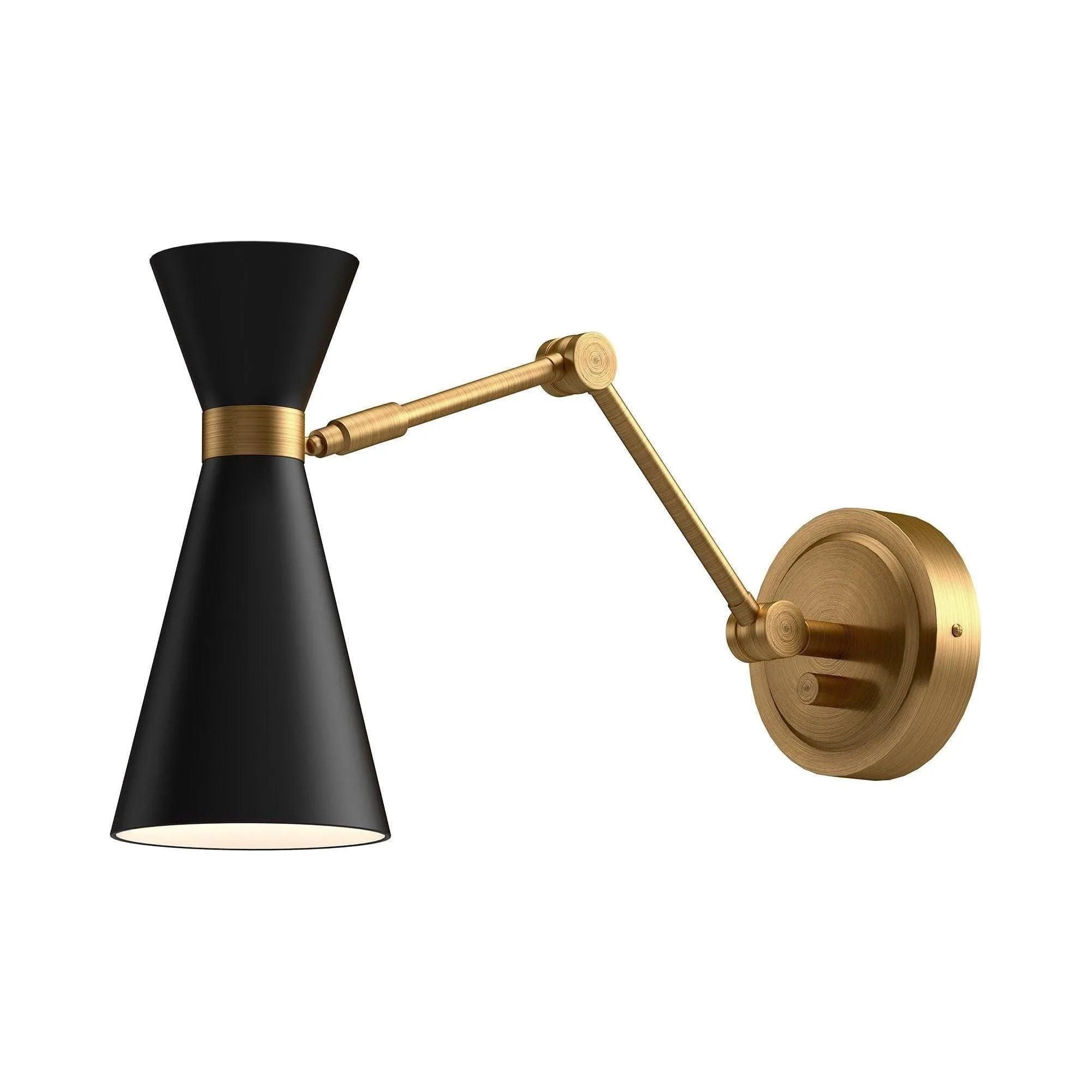 Alora Lighting - Blake Articulating Wall Sconce - WV574524MBAG | Montreal Lighting & Hardware