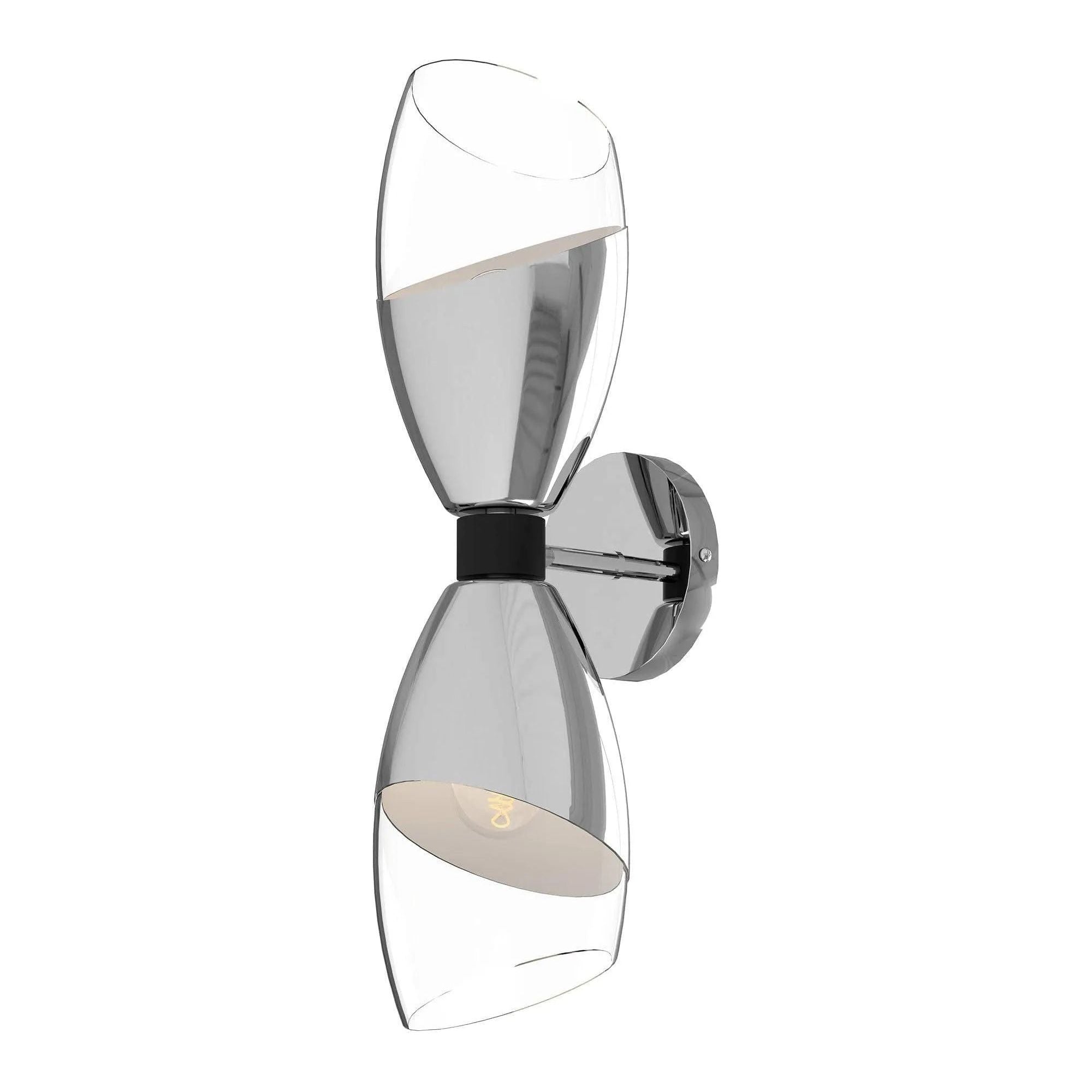 Alora Lighting - Capri Double Wall Sconce - WV587224CHCL | Montreal Lighting & Hardware