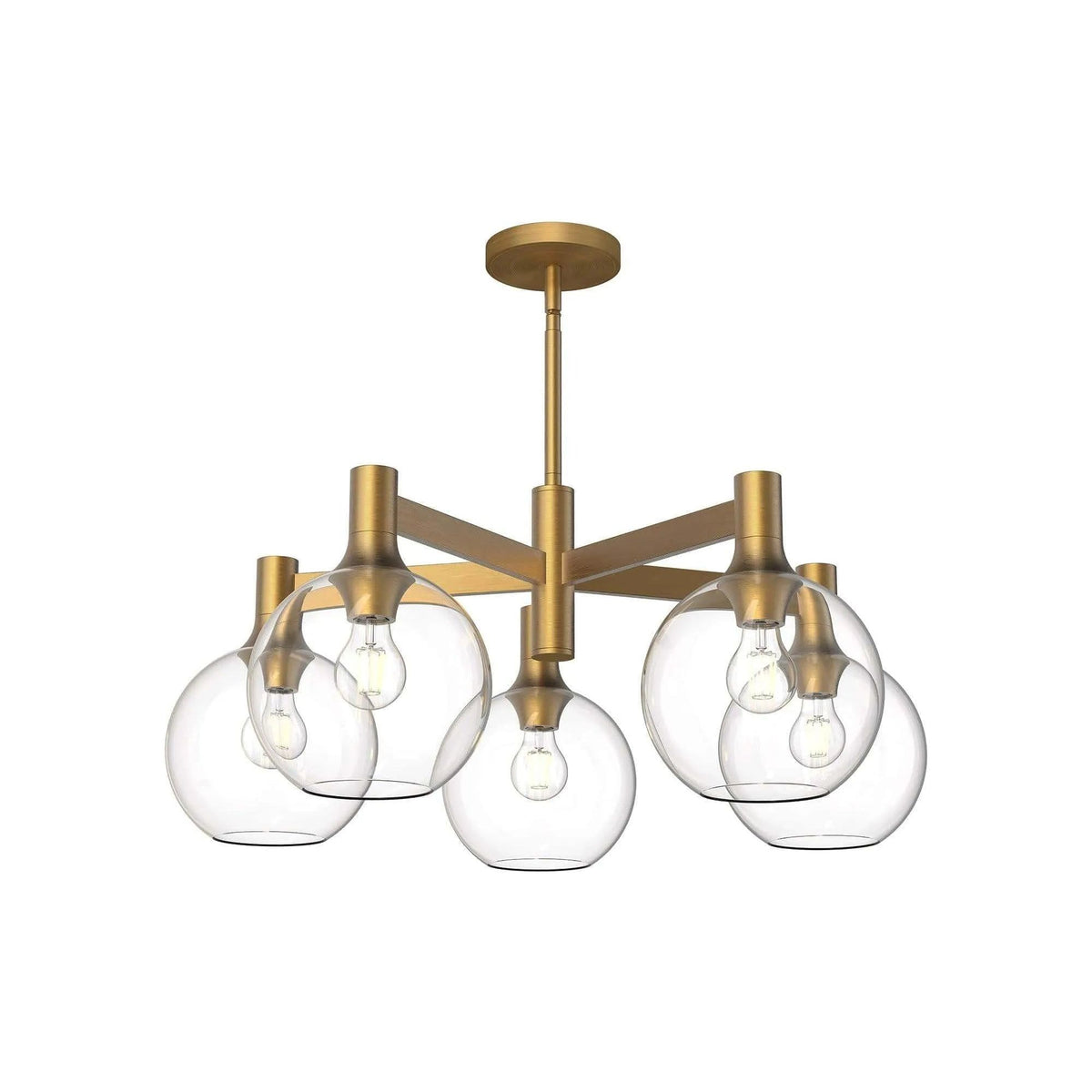 Alora Lighting - Castilla Chandelier - CH506129AGCL | Montreal Lighting & Hardware