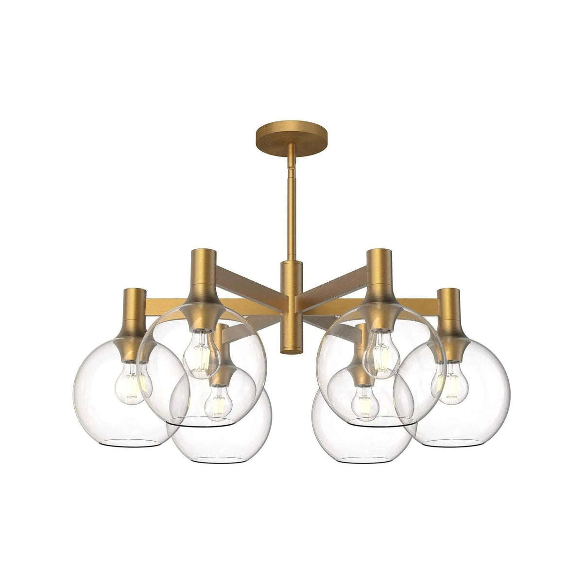 Alora Lighting - Castilla Chandelier - CH506230AGCL | Montreal Lighting & Hardware