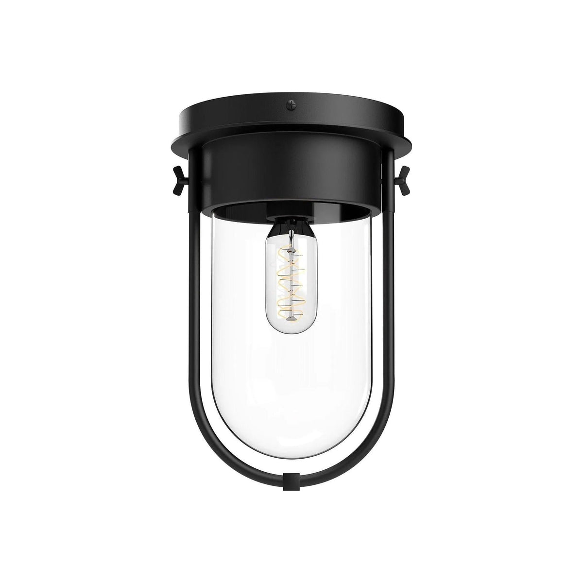 Alora Lighting - Cyrus Flush Mount - FM539008MBCL | Montreal Lighting & Hardware