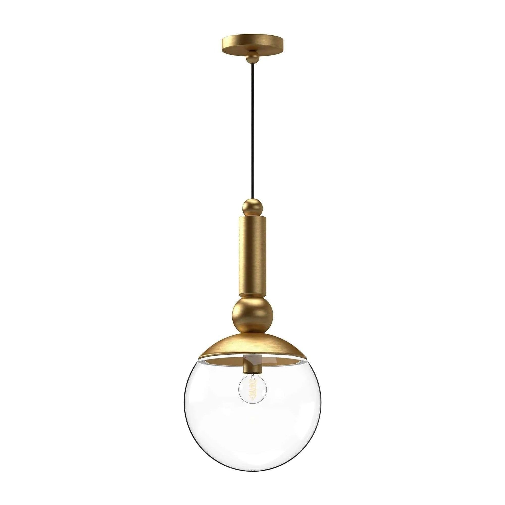 Alora Lighting - Delilah Pendant - PD560510BGCL | Montreal Lighting & Hardware