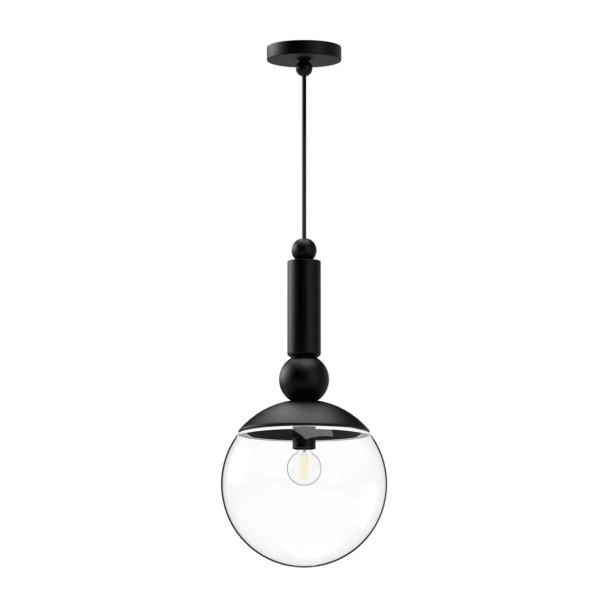 Alora Lighting - Delilah Pendant - PD560510MBCL | Montreal Lighting & Hardware