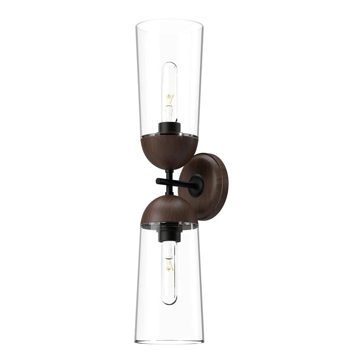 Alora Lighting - Emil Double Wall Sconce - WV542226MBWT | Montreal Lighting & Hardware