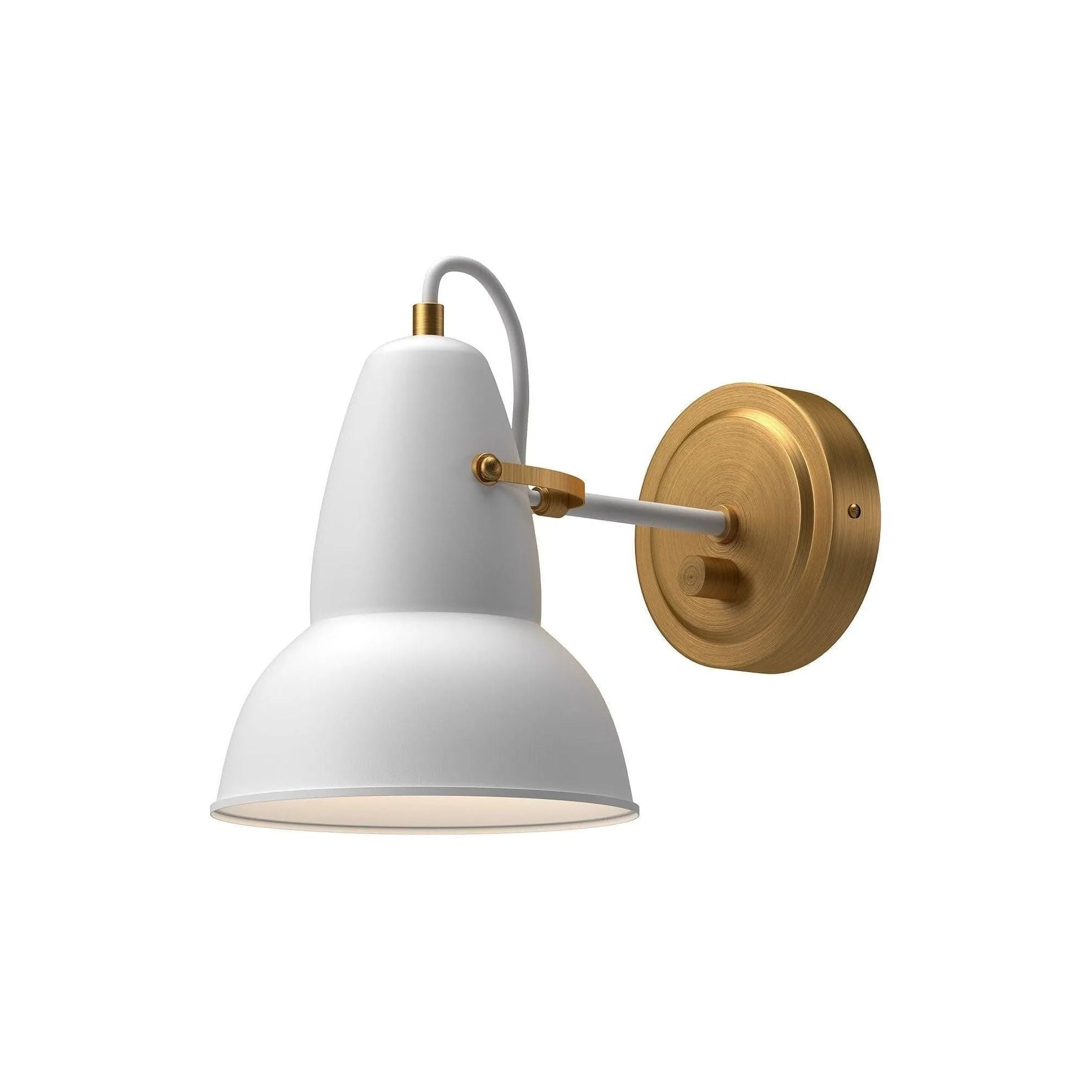 Alora Lighting - Felix Wall-Swing Wall Sconce - WV576607WHAG | Montreal Lighting & Hardware