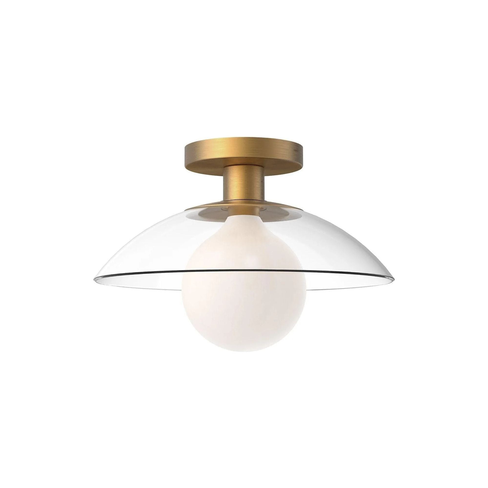 Alora Lighting - Francesca Semi-Flush Mount - SF517112AGCL | Montreal Lighting & Hardware