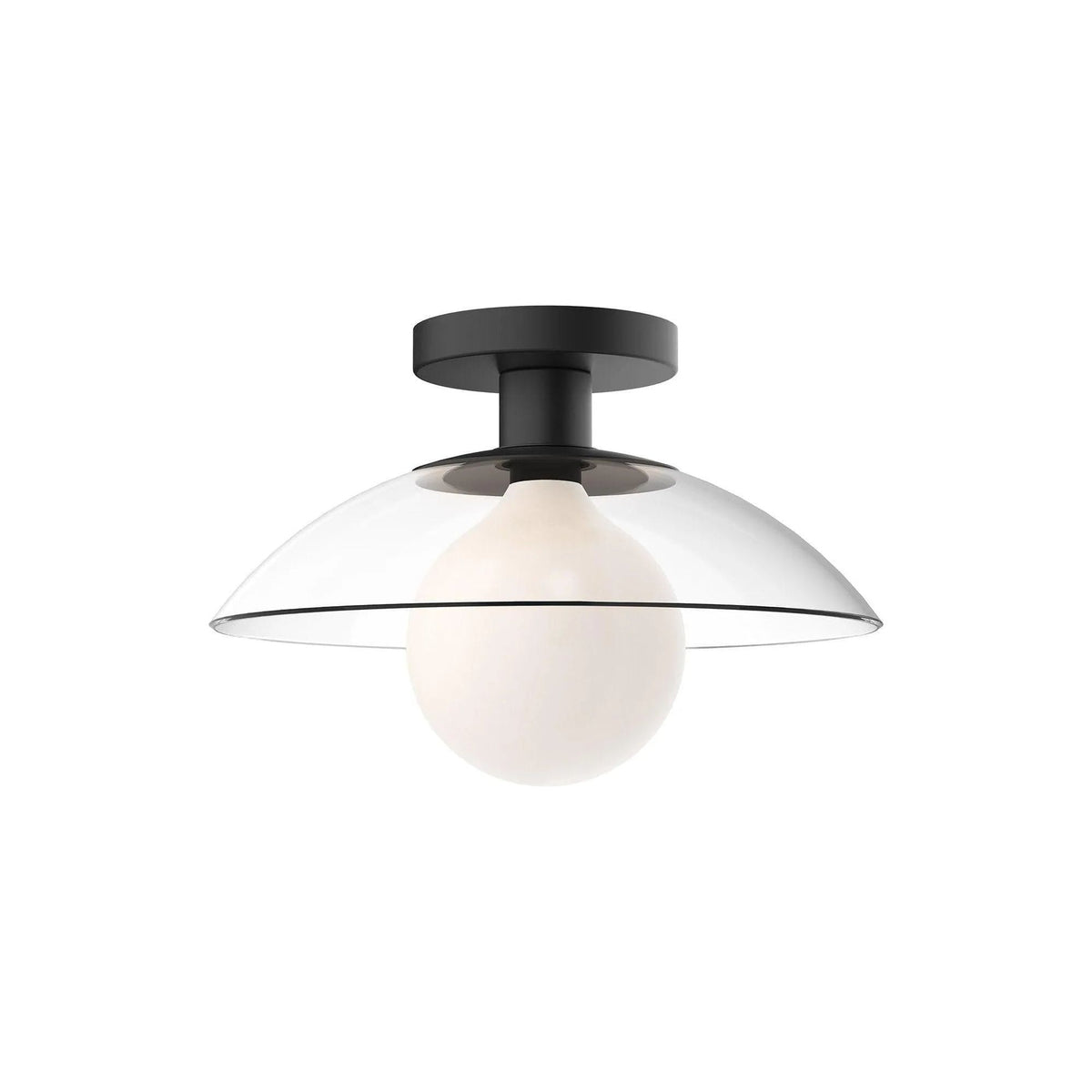 Alora Lighting - Francesca Semi-Flush Mount - SF517112MBCL | Montreal Lighting & Hardware