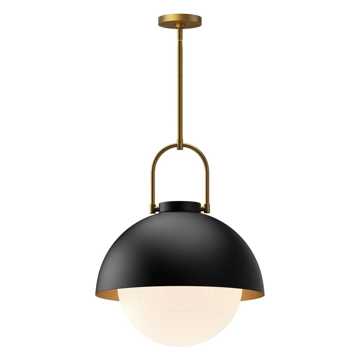 Alora Lighting - Harper Globe Pendant - PD507216MBOP | Montreal Lighting & Hardware