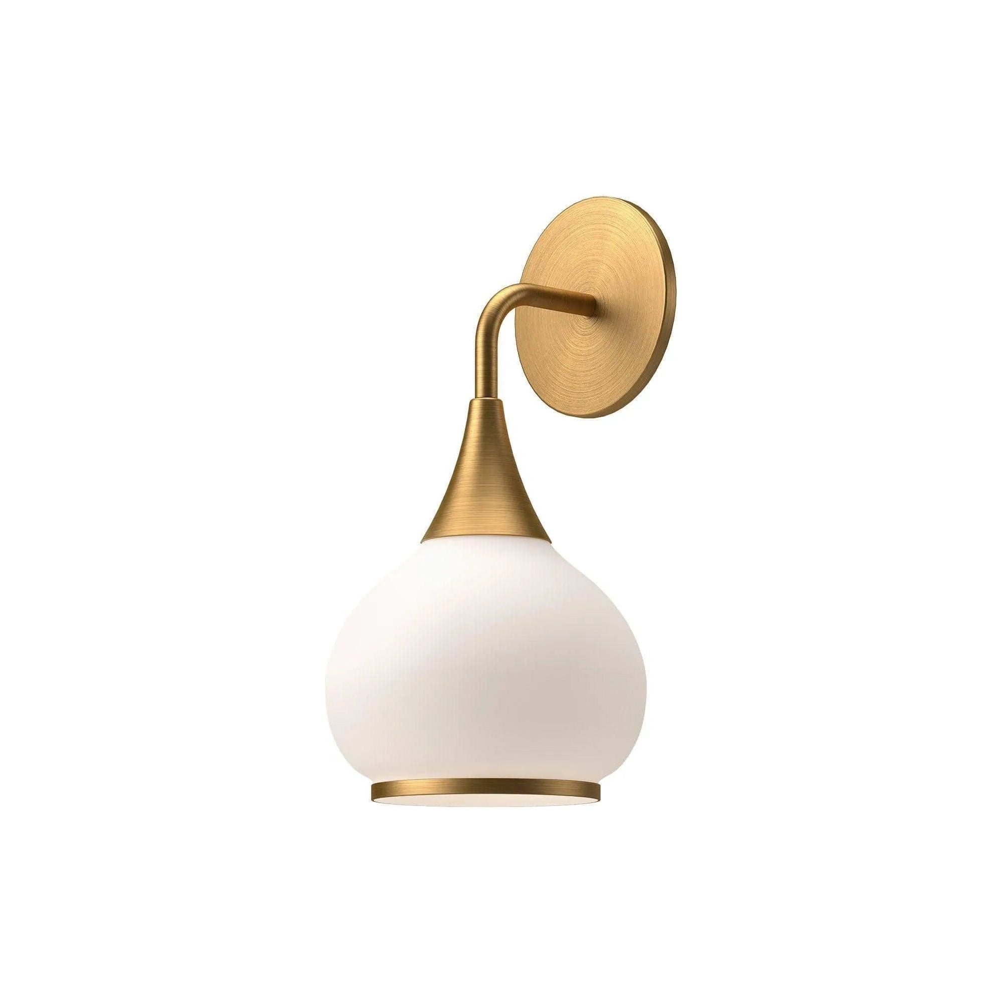 Alora Lighting - Hazel Wall Sconce - WV524006AGOP | Montreal Lighting & Hardware