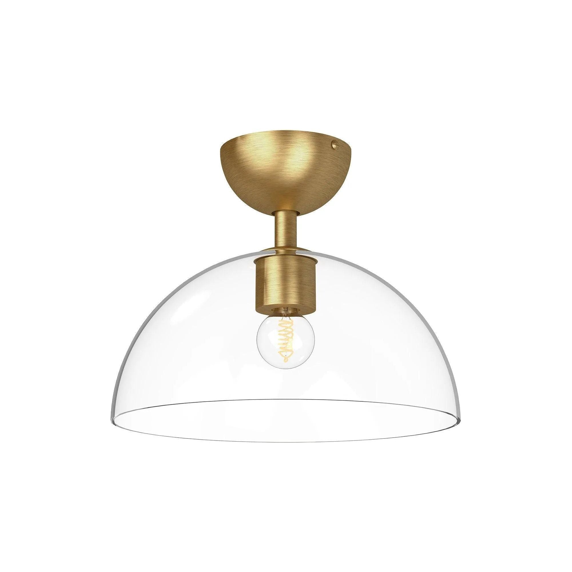 Alora Lighting - Jude Semi-Flush Mount - SF563012BGCL | Montreal Lighting & Hardware