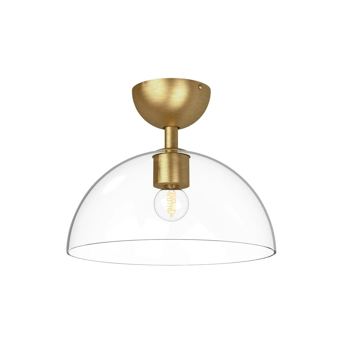 Alora Lighting - Jude Semi-Flush Mount - SF563012BGCL | Montreal Lighting & Hardware