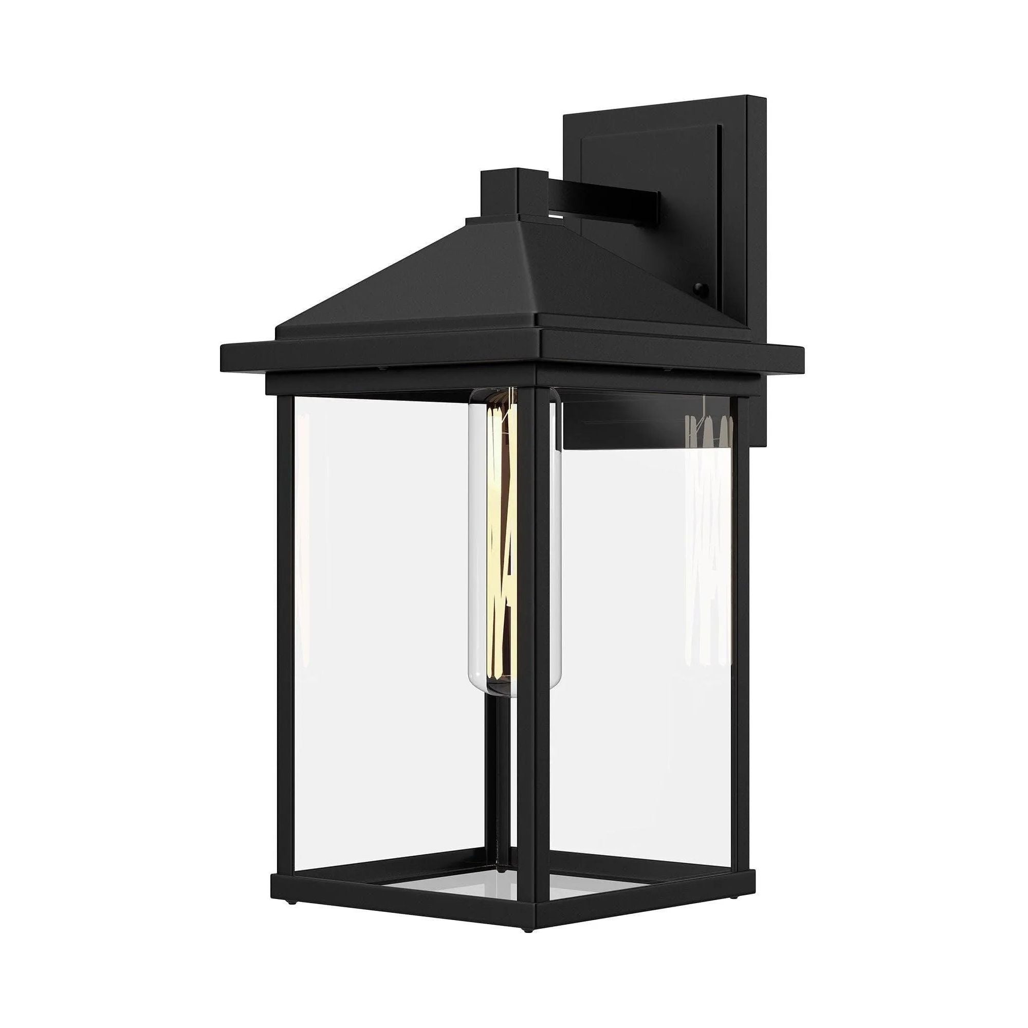 Alora Lighting - Larchmont Exterior Wall Mount - EW552007BKCL | Montreal Lighting & Hardware