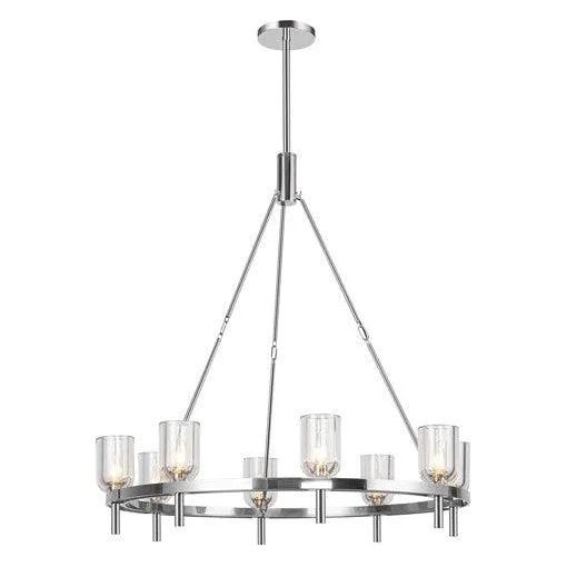 Alora Lighting - Lucian Chandelier - CH338836PNCC | Montreal Lighting & Hardware