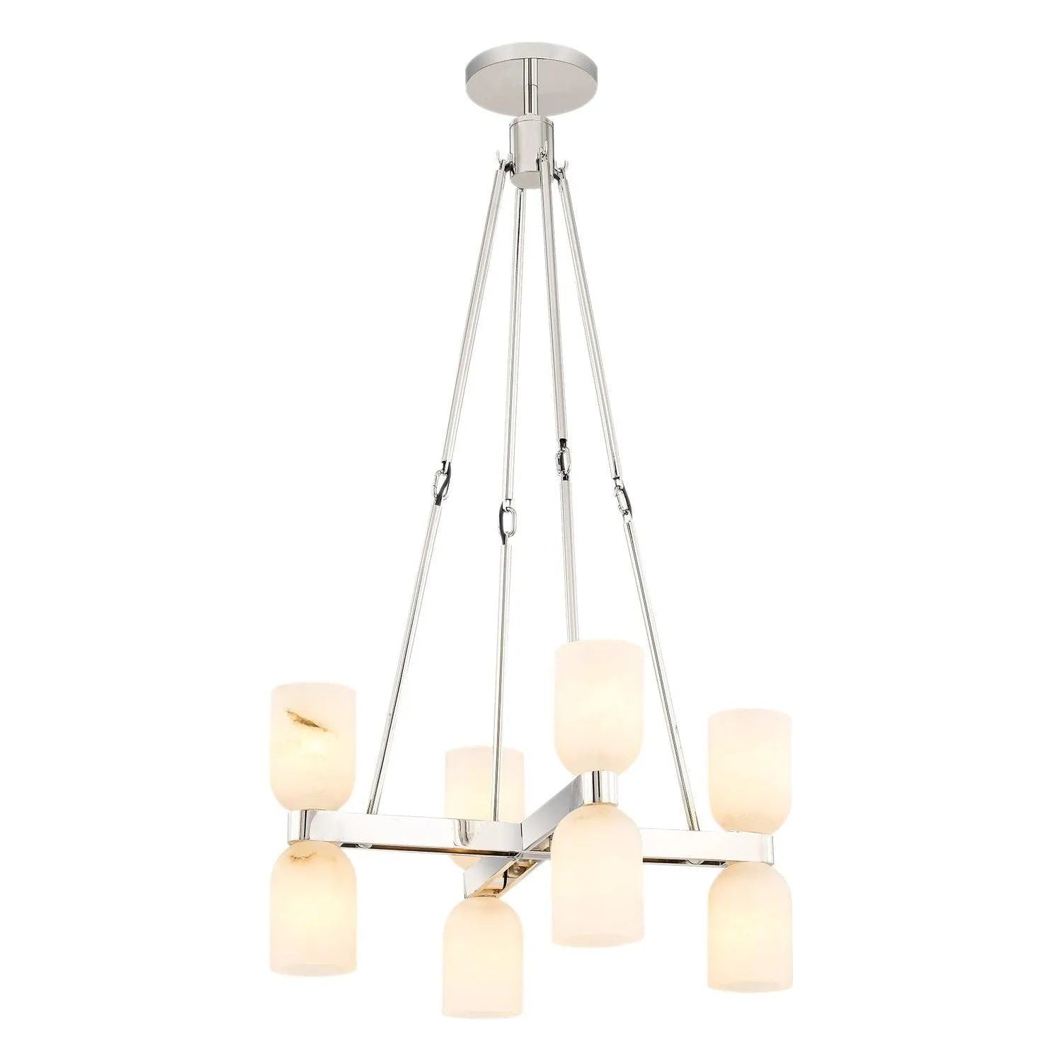 Alora Lighting - Lucian Up/Down Chandelier - CH338822PNAR | Montreal Lighting & Hardware