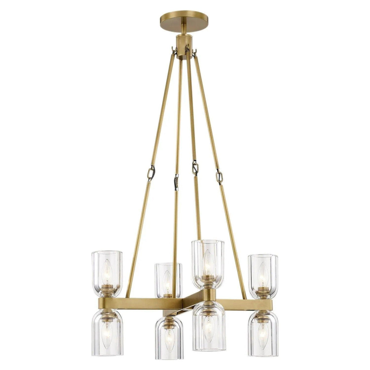 Alora Lighting - Lucian Up/Down Chandelier - CH338822VBCC | Montreal Lighting & Hardware