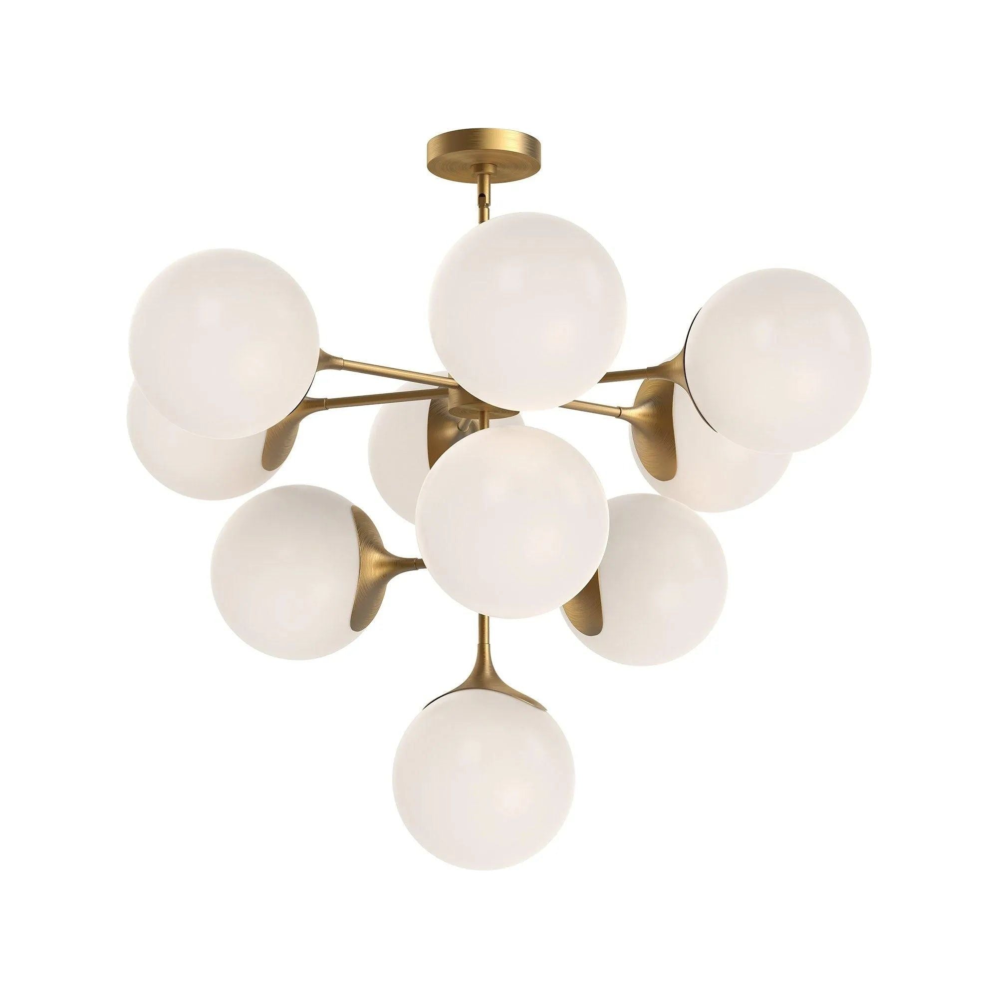 Alora Lighting - Nouveau Chandelier - CH505335AGOP | Montreal Lighting & Hardware