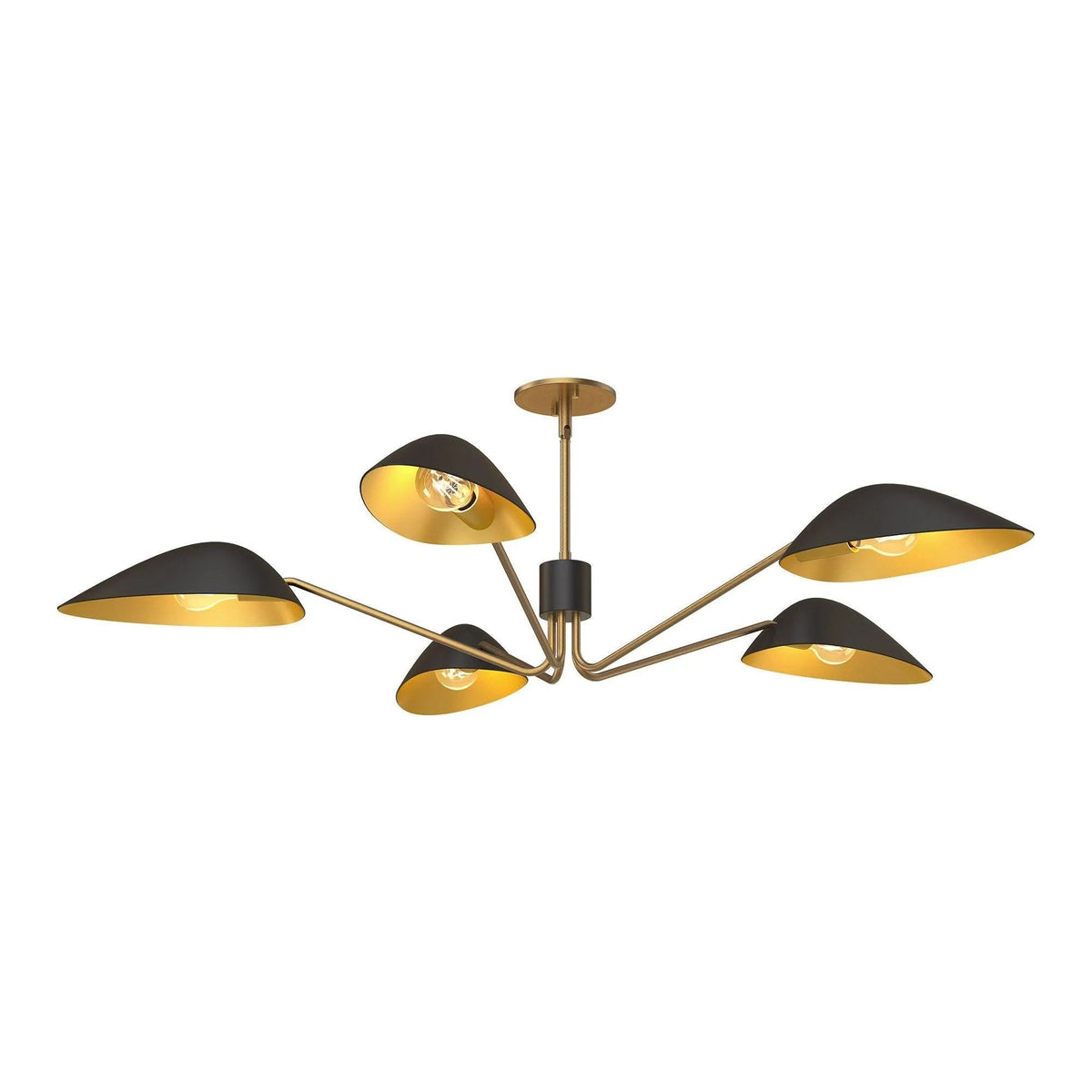 Alora Lighting - Oscar Pendant - PD550545MBAG | Montreal Lighting & Hardware