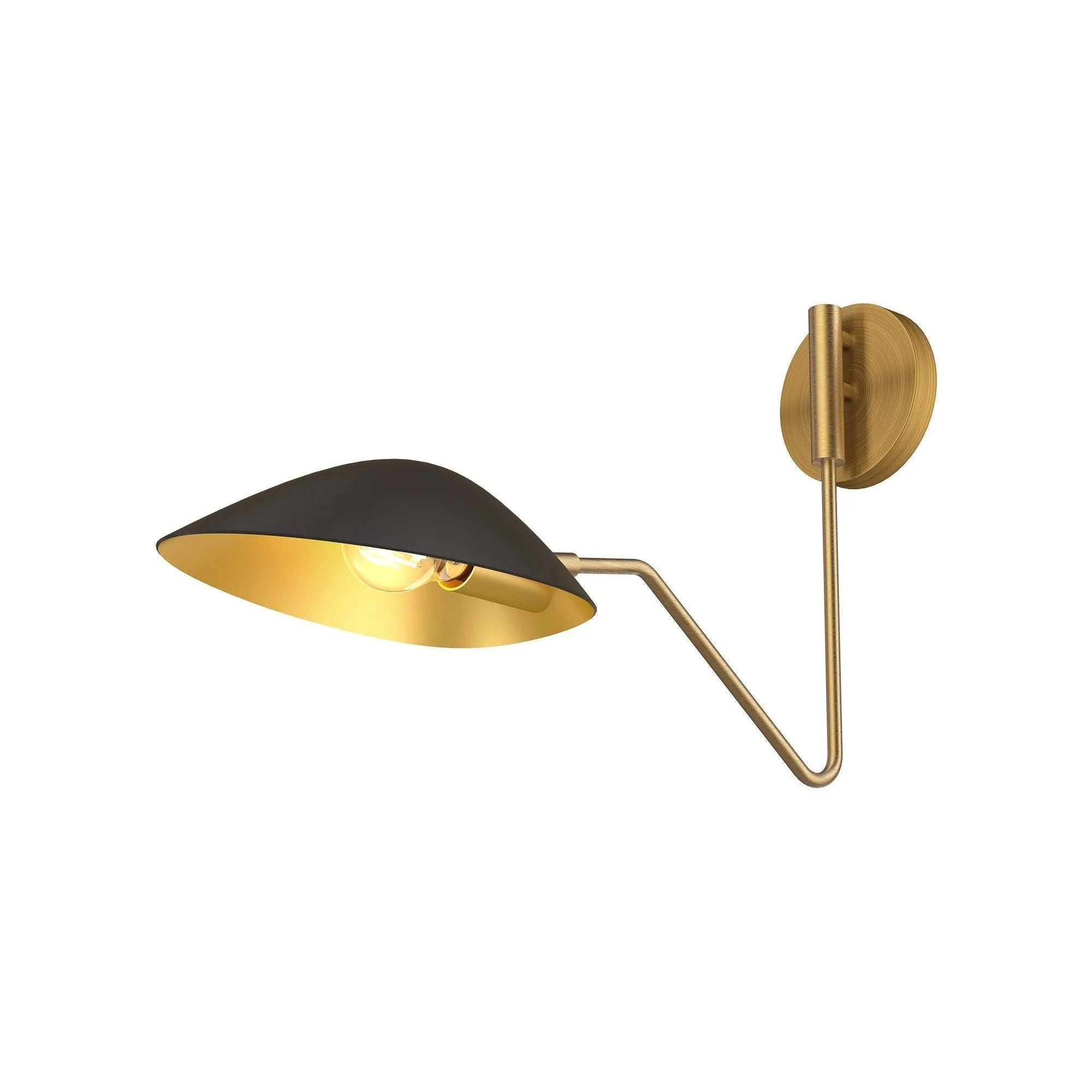 Alora Lighting - Oscar Wall-Swing Sconce - WV550006MBAG | Montreal Lighting & Hardware