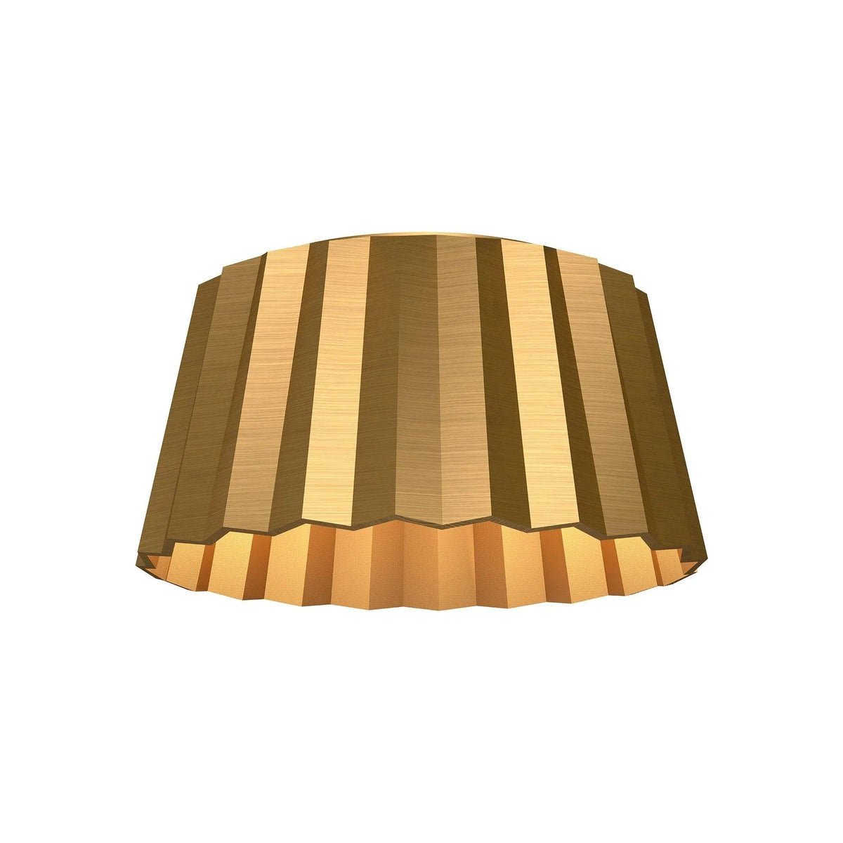 Alora Lighting - Plisse Flush Mount - FM528514AG | Montreal Lighting & Hardware