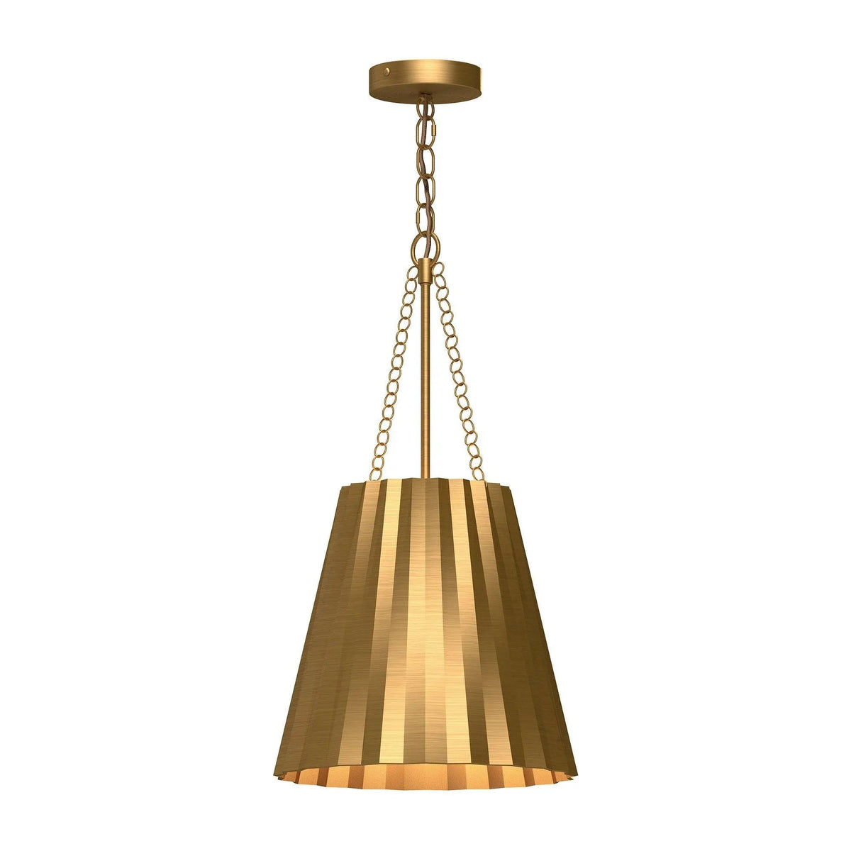 Alora Lighting - Plisse Pendant - PD528012AG | Montreal Lighting & Hardware