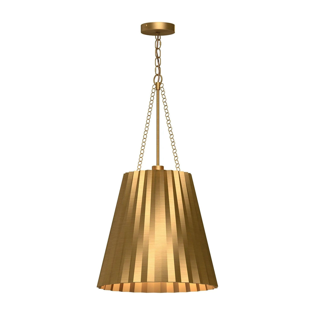 Alora Lighting - Plisse Pendant - PD528116AG | Montreal Lighting & Hardware