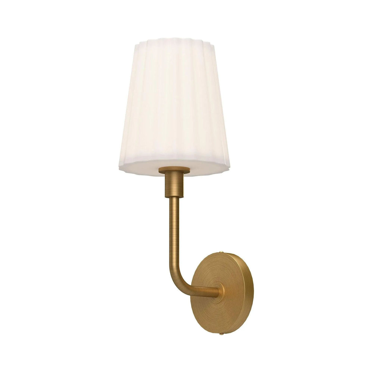 Alora Lighting - Plisse Wall Sconce - WV628107AGOP | Montreal Lighting & Hardware