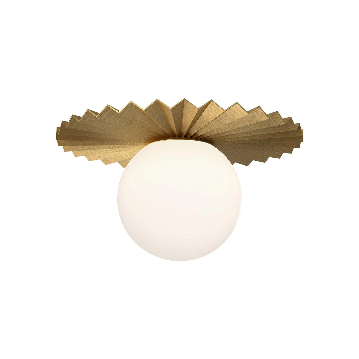 Alora Lighting - Plume Flush Mount - FM501212BGOP | Montreal Lighting & Hardware