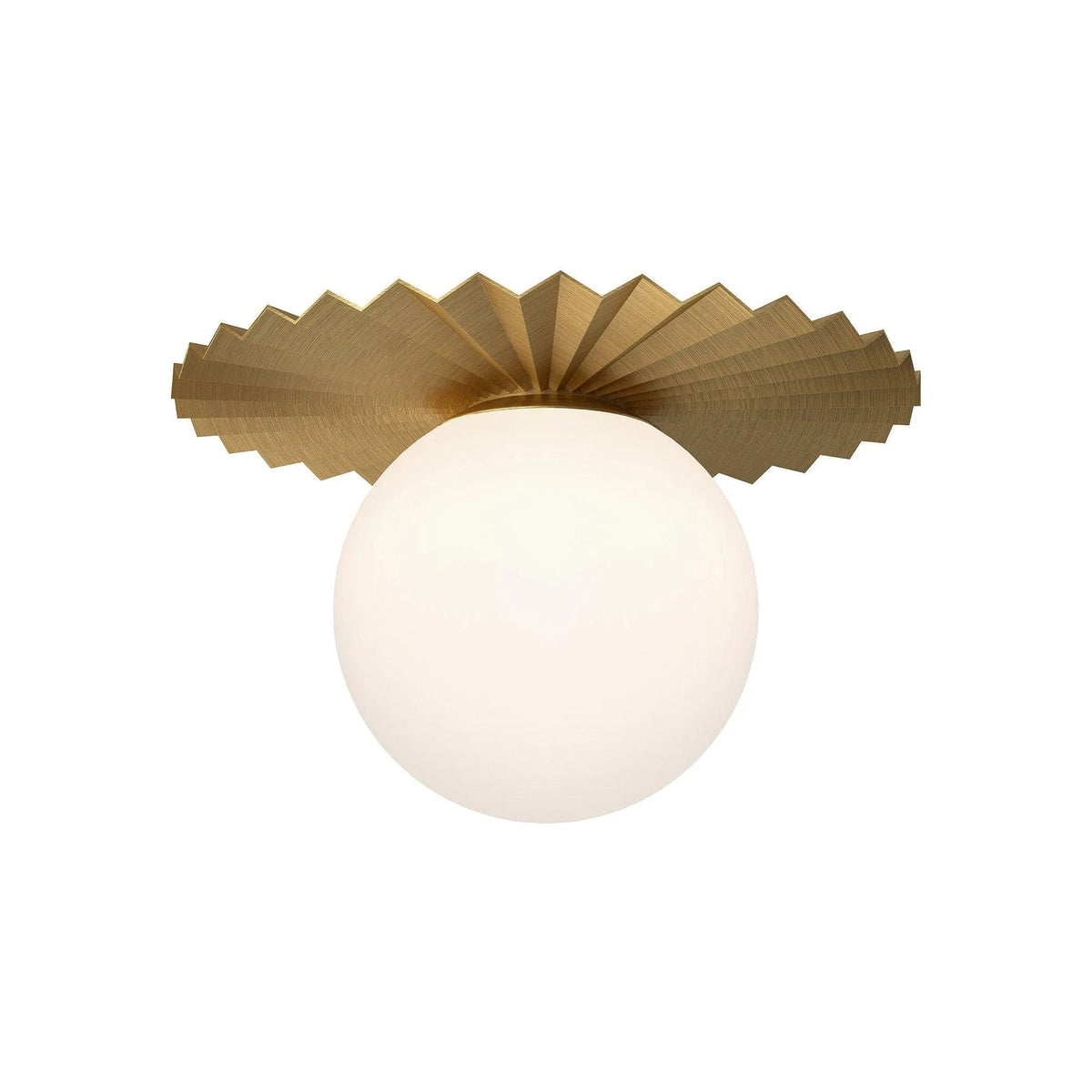 Alora Lighting - Plume Flush Mount - FM501214BGOP | Montreal Lighting & Hardware