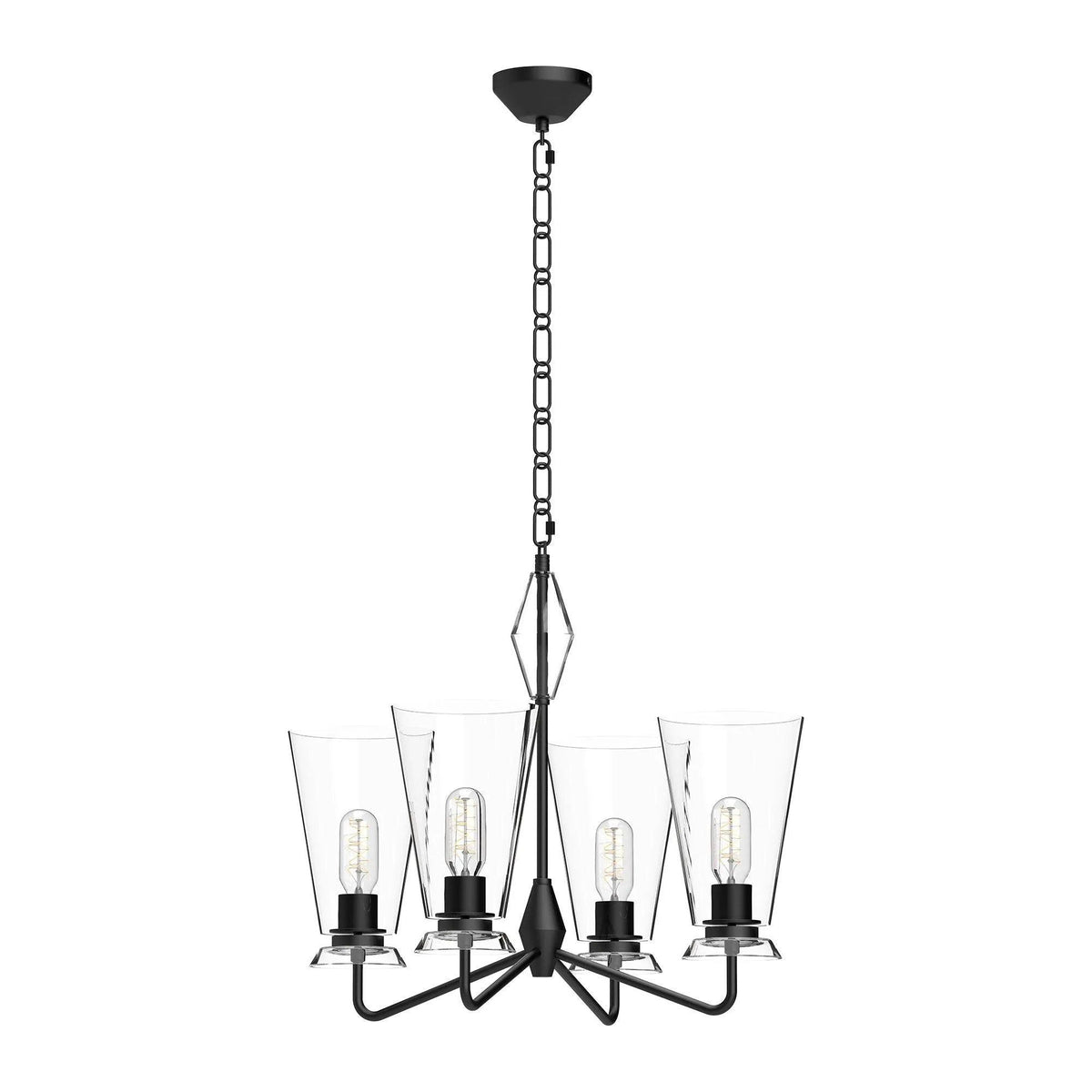 Alora Lighting - Salem Chandelier - CH570423MBCL | Montreal Lighting & Hardware