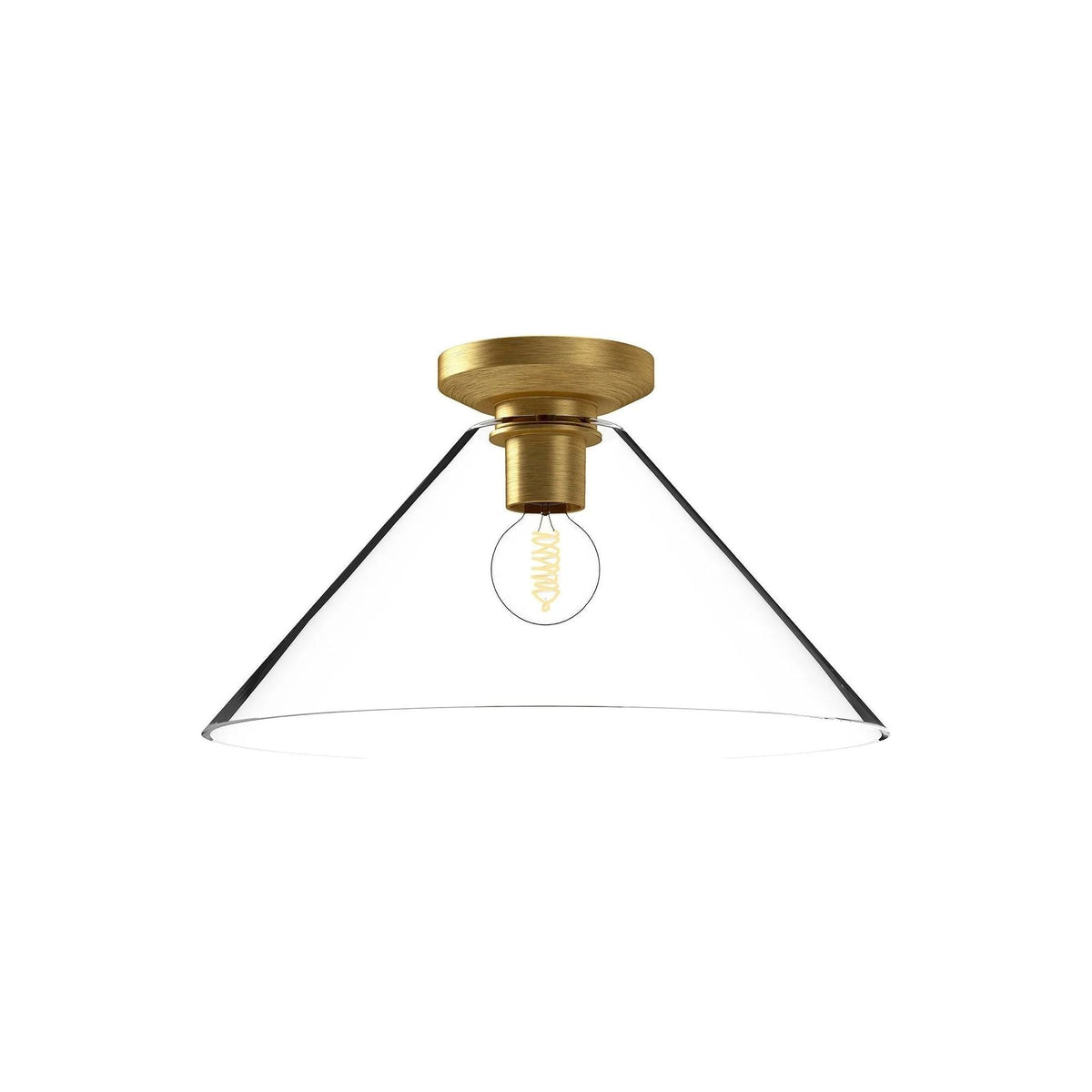 Alora Lighting - Salem Flush Mount - FM570314BGCL | Montreal Lighting & Hardware