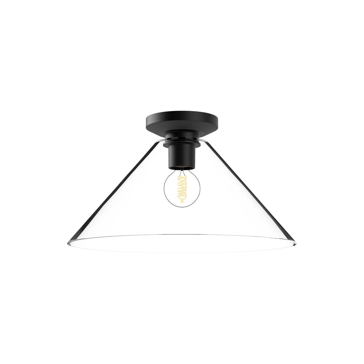 Alora Lighting - Salem Flush Mount - FM570314MBCL | Montreal Lighting & Hardware