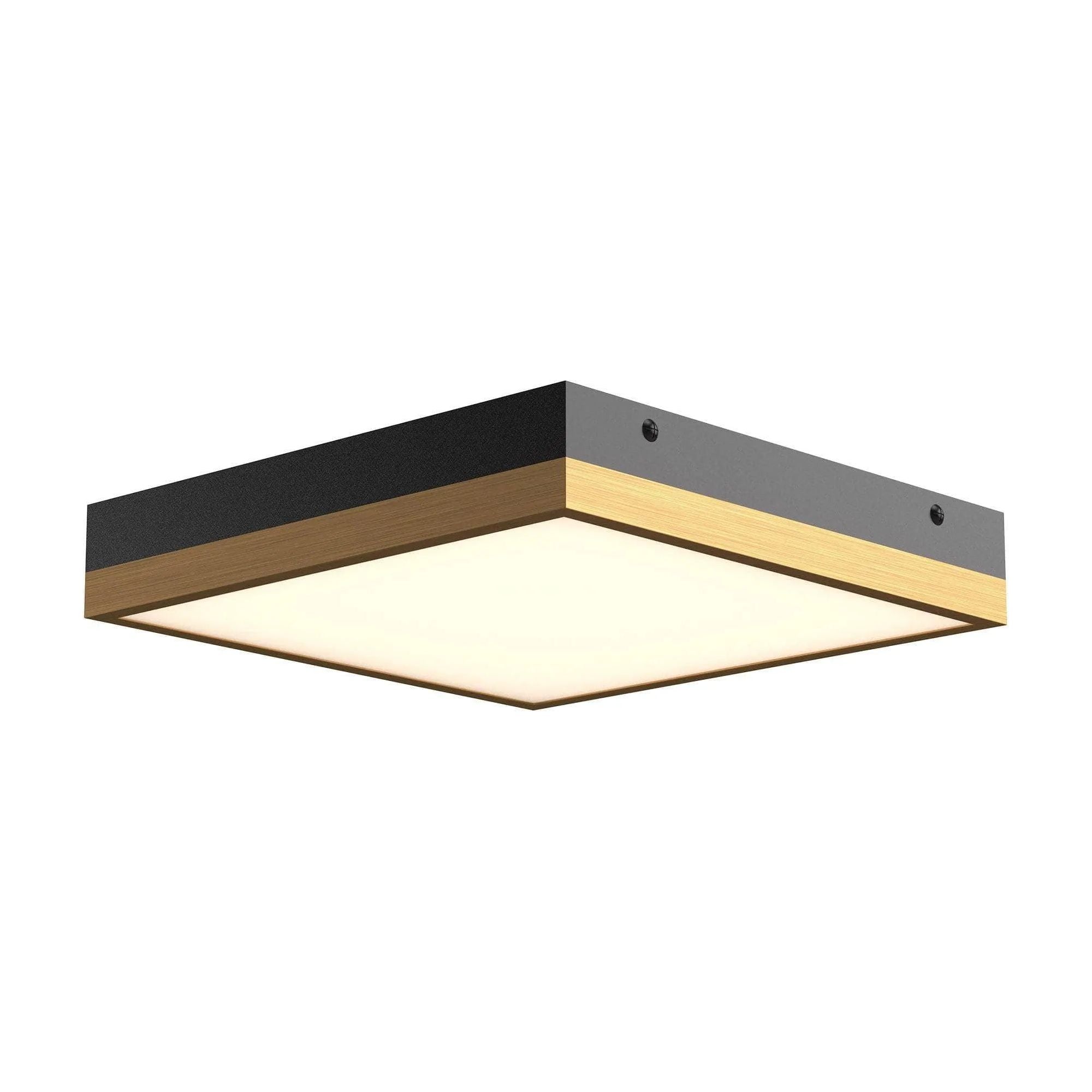 Alora Lighting - Sydney Two-Tone LED Flush Mount - FM553211AGMB | Montreal Lighting & Hardware