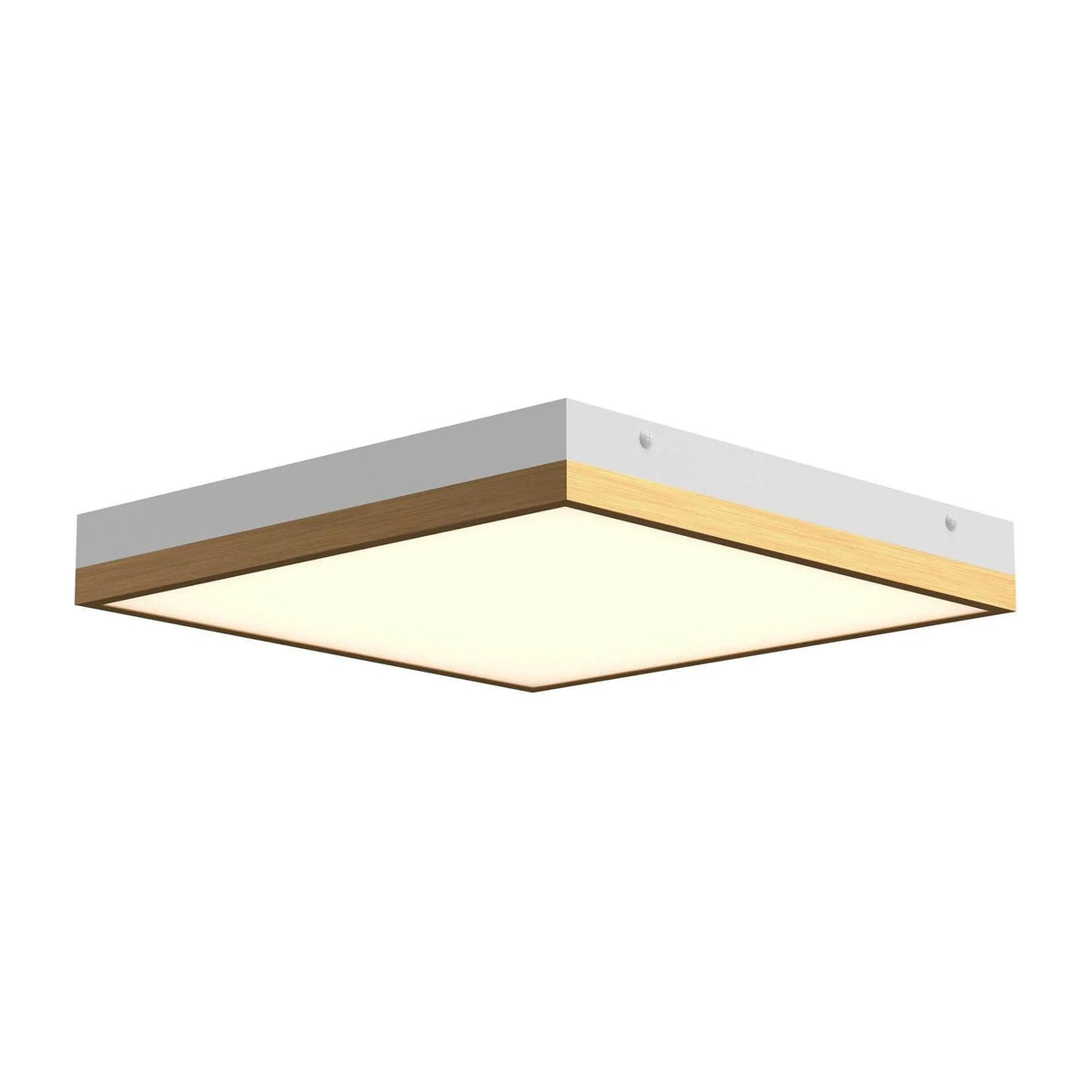 Alora Lighting - Sydney Two-Tone LED Flush Mount - FM553214AGWH | Montreal Lighting & Hardware