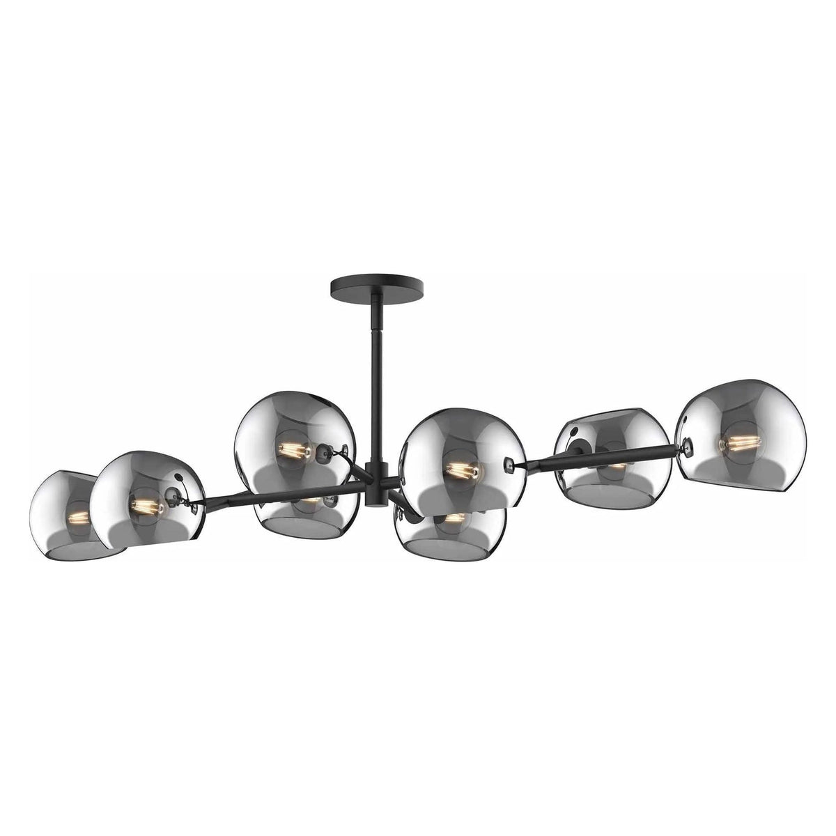 Alora Lighting - Willow Linear Pendant - LP548848MBSM | Montreal Lighting & Hardware