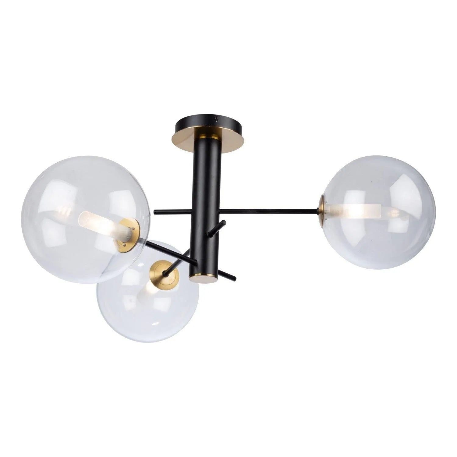 Artcraft Lighting - Aurelia Semi-Flush Mount - AC11763BR | Montreal Lighting & Hardware