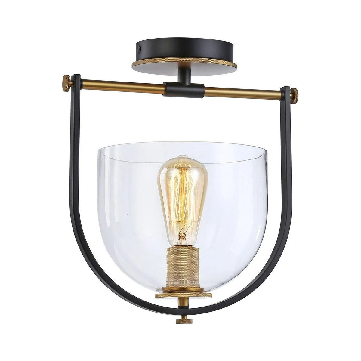 Artcraft Lighting - Cheshire Semi-Flush Mount - AC11743BB | Montreal Lighting & Hardware