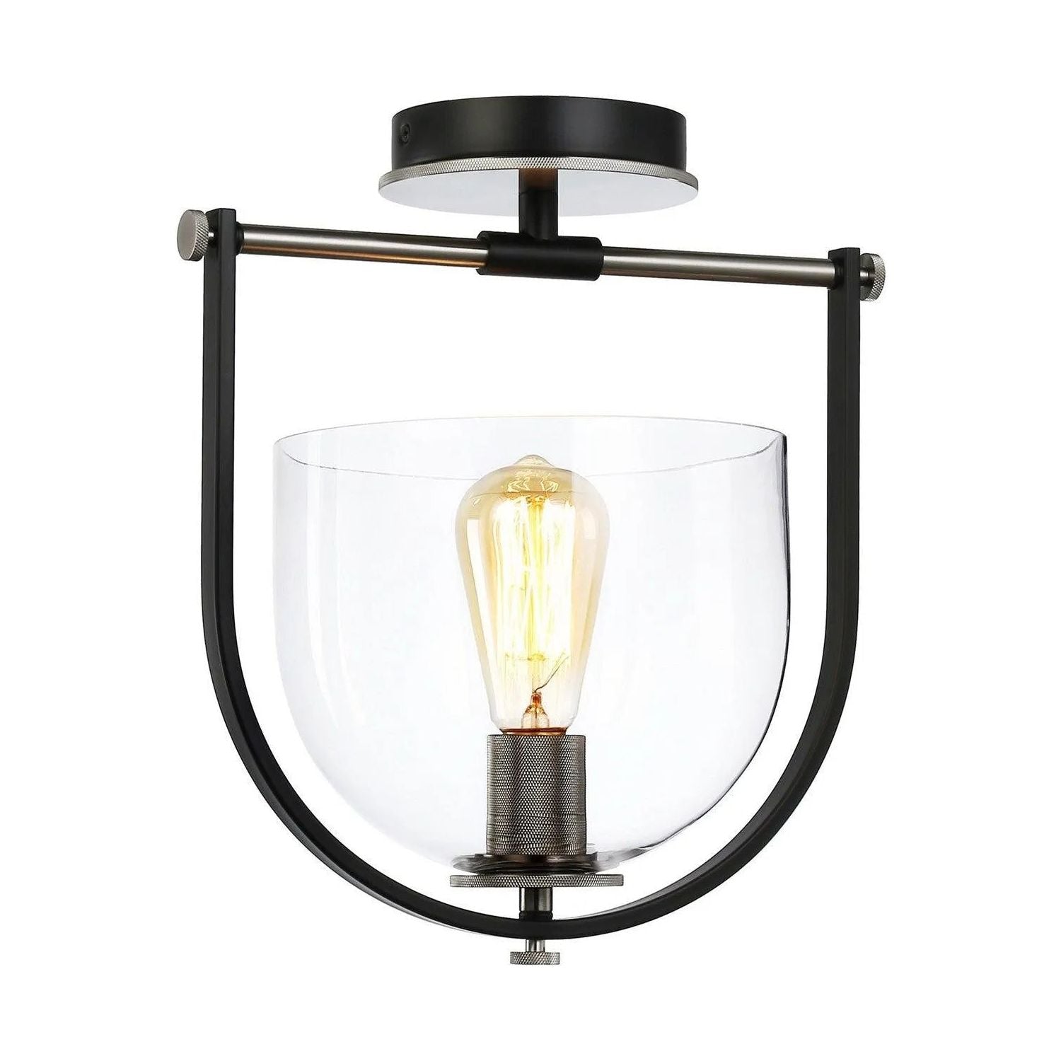 Artcraft Lighting - Cheshire Semi-Flush Mount - AC11743NB | Montreal Lighting & Hardware